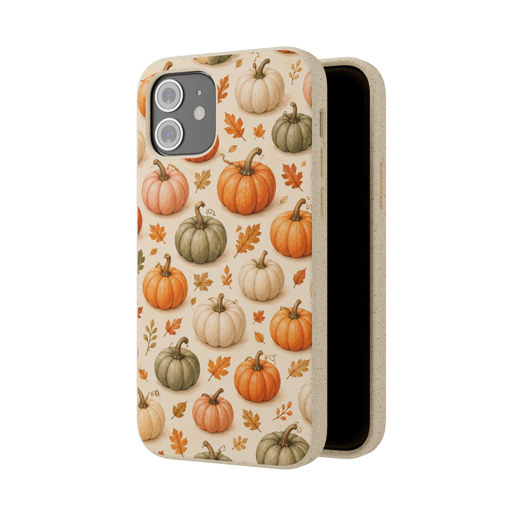 Cabana Pumpkin Patch -Eco-Friendly Biodegradable Phone Case
