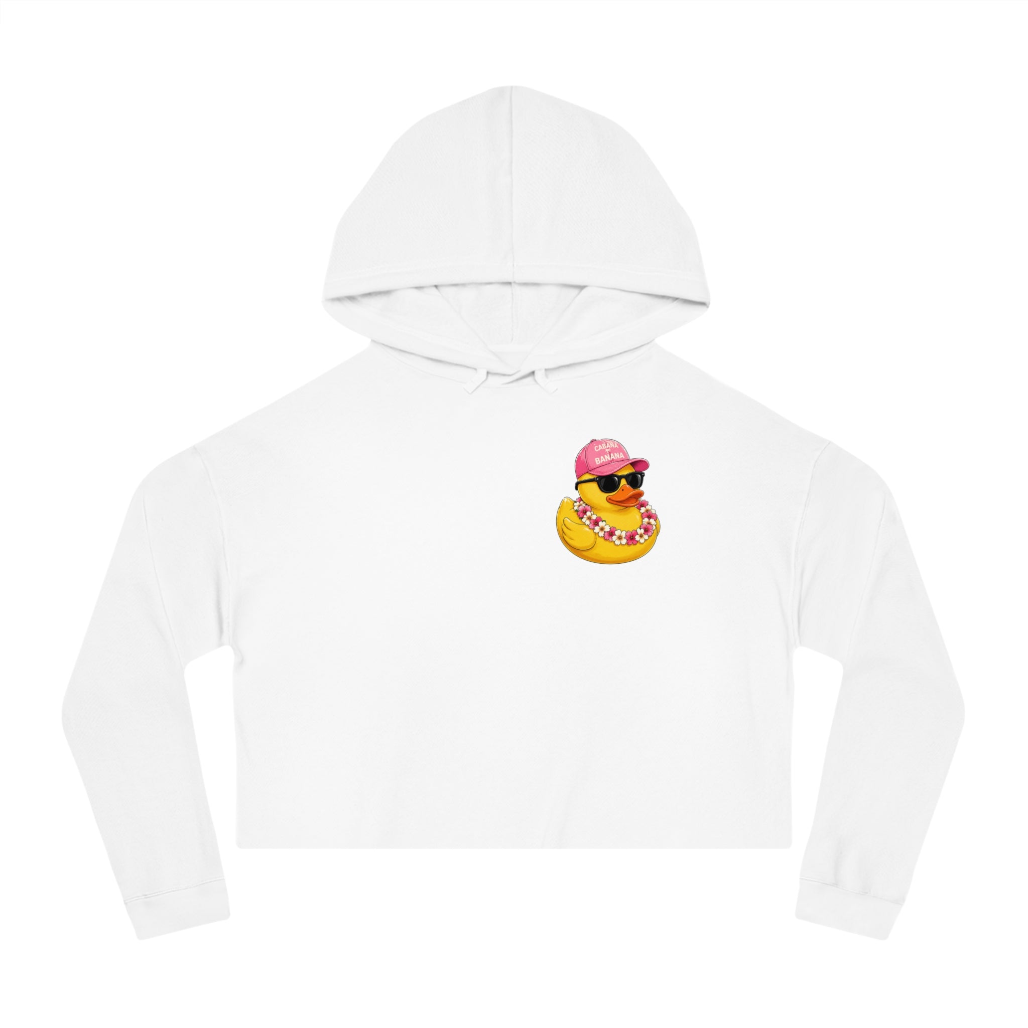 Ducking Out of Reality-Cropped Hoodie