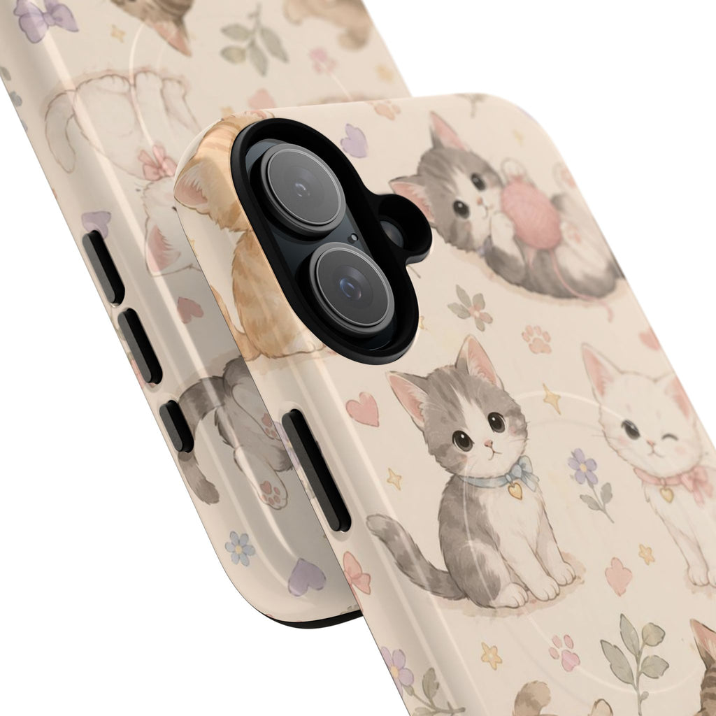 Kitten Cabana Club -Tough Magnetic Phone Case