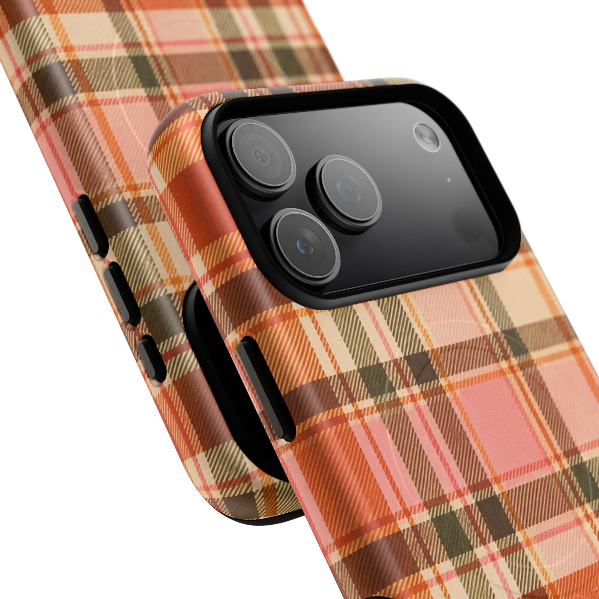 Hello Fall Plaid -Tough Magnetic Phone Case