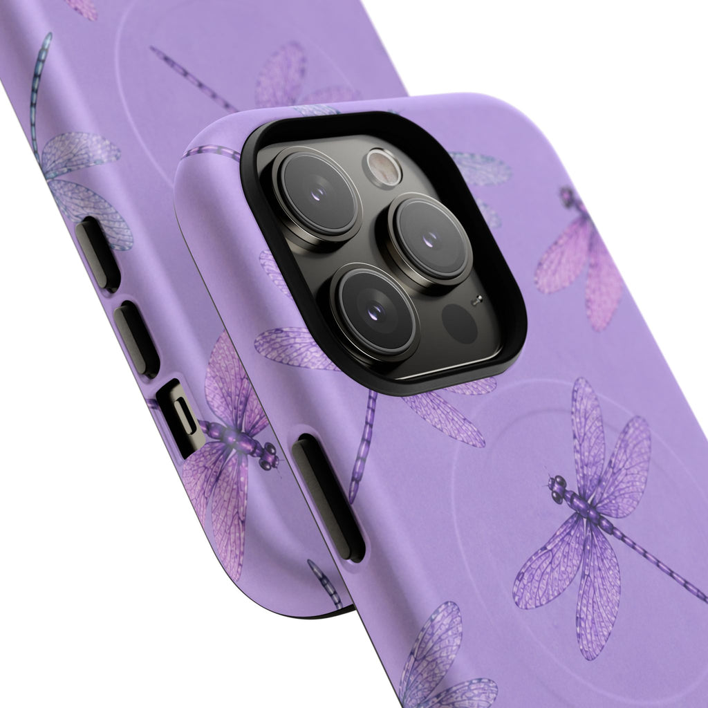 Lavender Dragonfly Dreams – Tough Magnetic Phone Case
