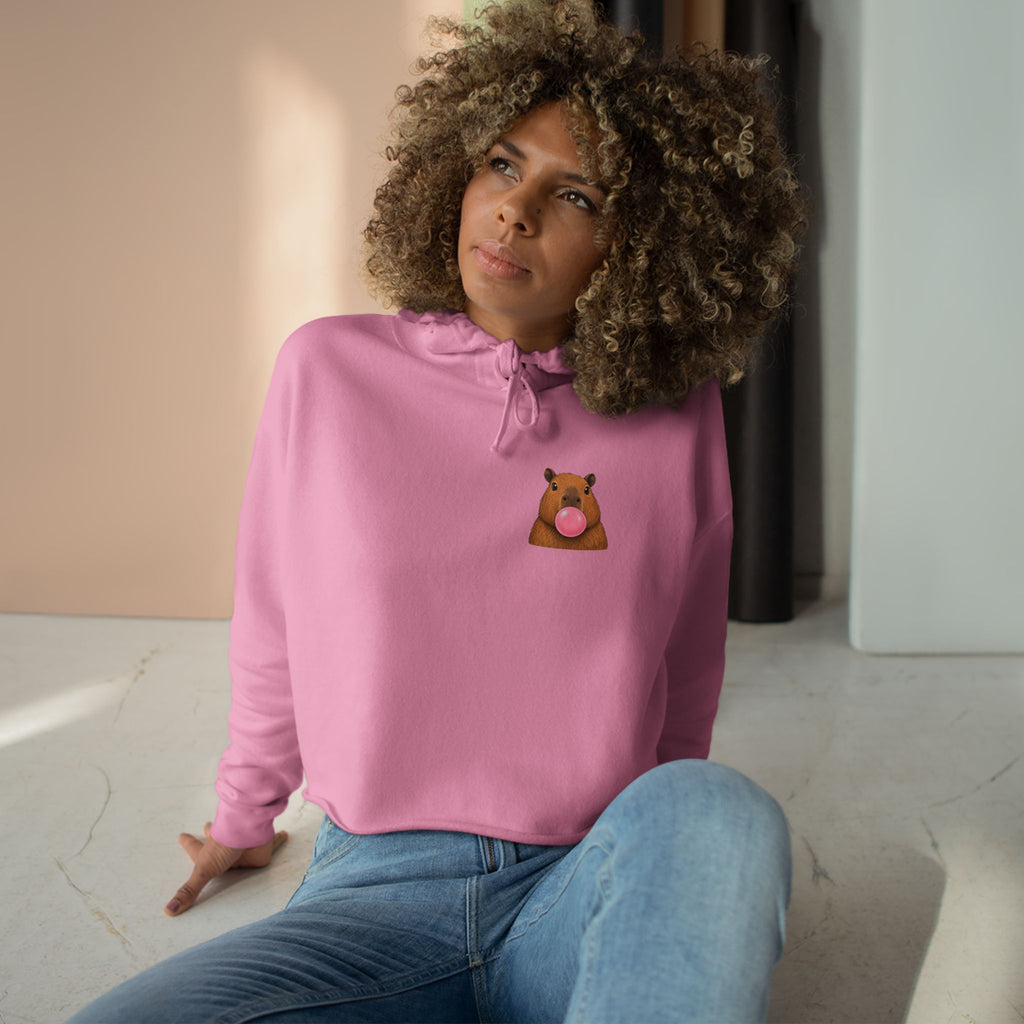 Capy Cabana- Crop Hoodie