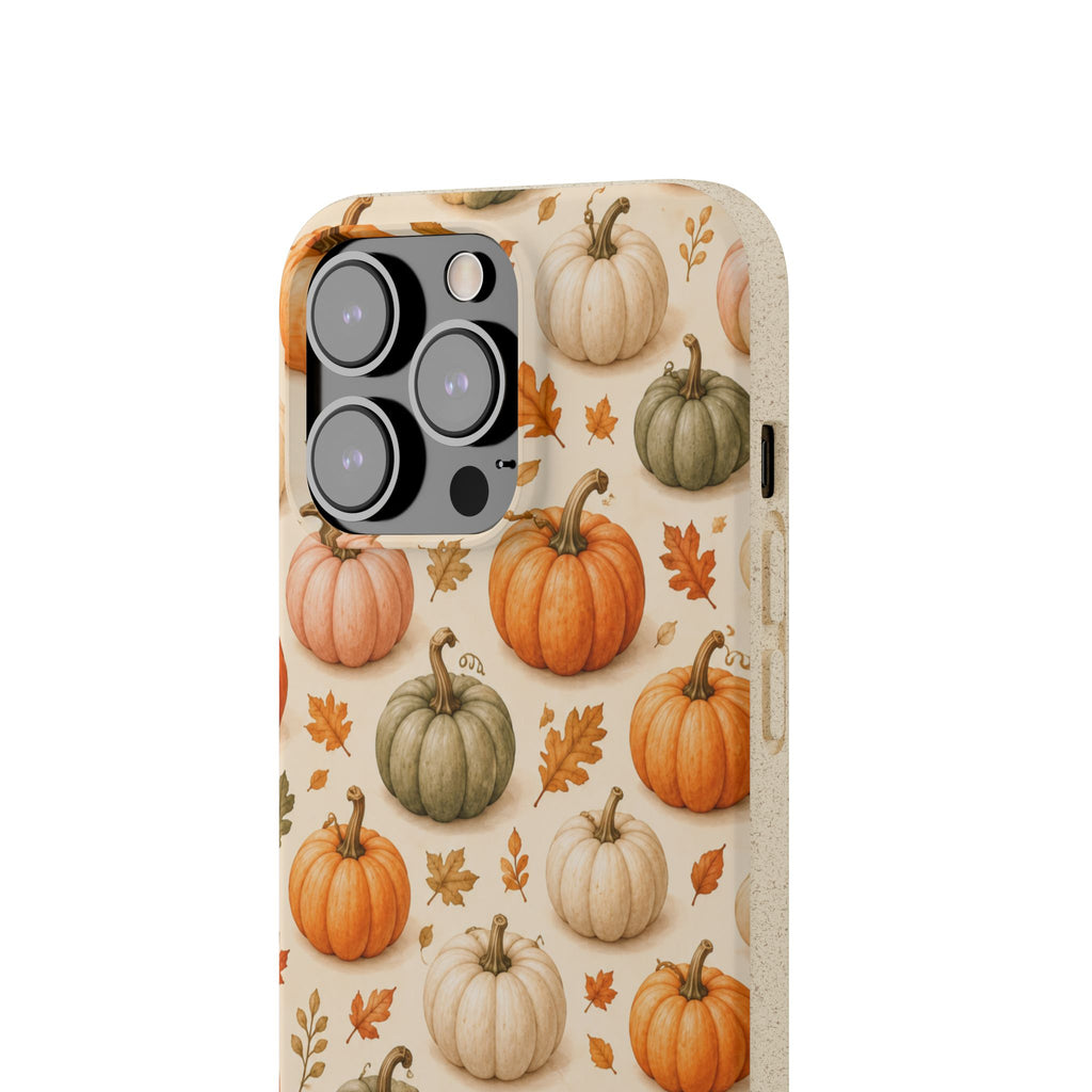 Cabana Pumpkin Patch -Eco-Friendly Biodegradable Phone Case