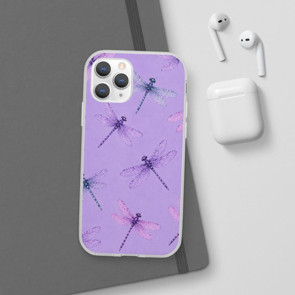Lavender Dragonfly Dreams-Flexi iPhone & Samsung Phone Case
