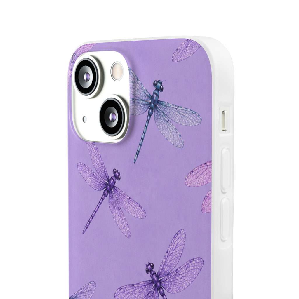 Lavender Dragonfly Dreams-Flexi iPhone & Samsung Phone Case