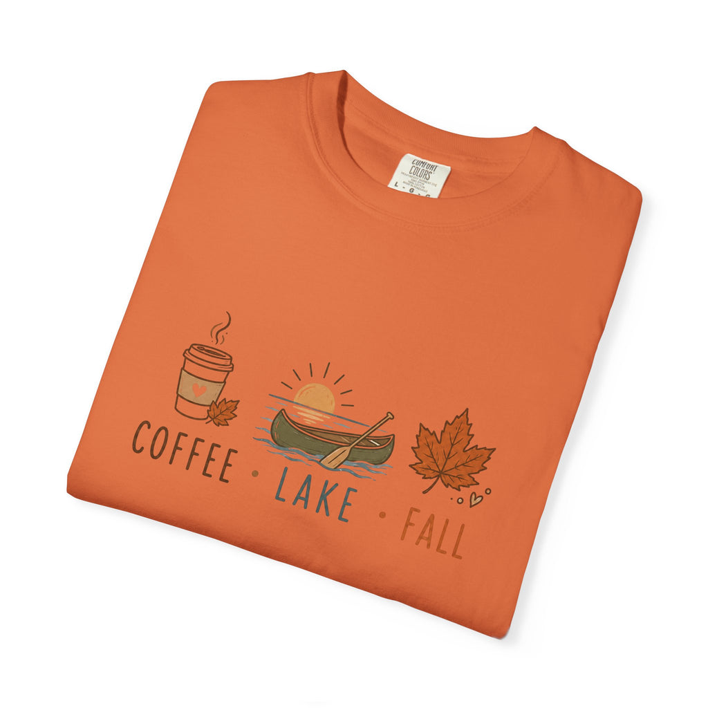 Coffee • Lake • Fall –T-Shirt