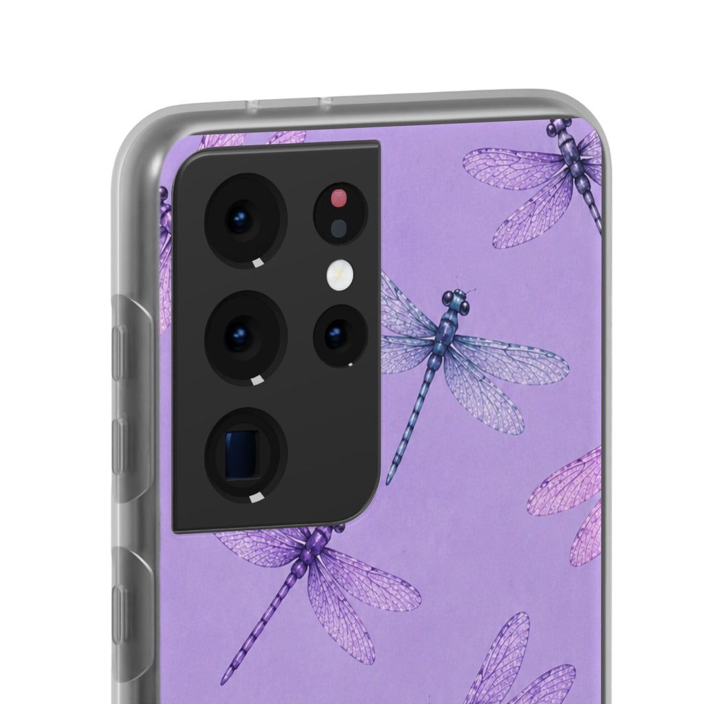 Lavender Dragonfly Dreams-Flexi iPhone & Samsung Phone Case