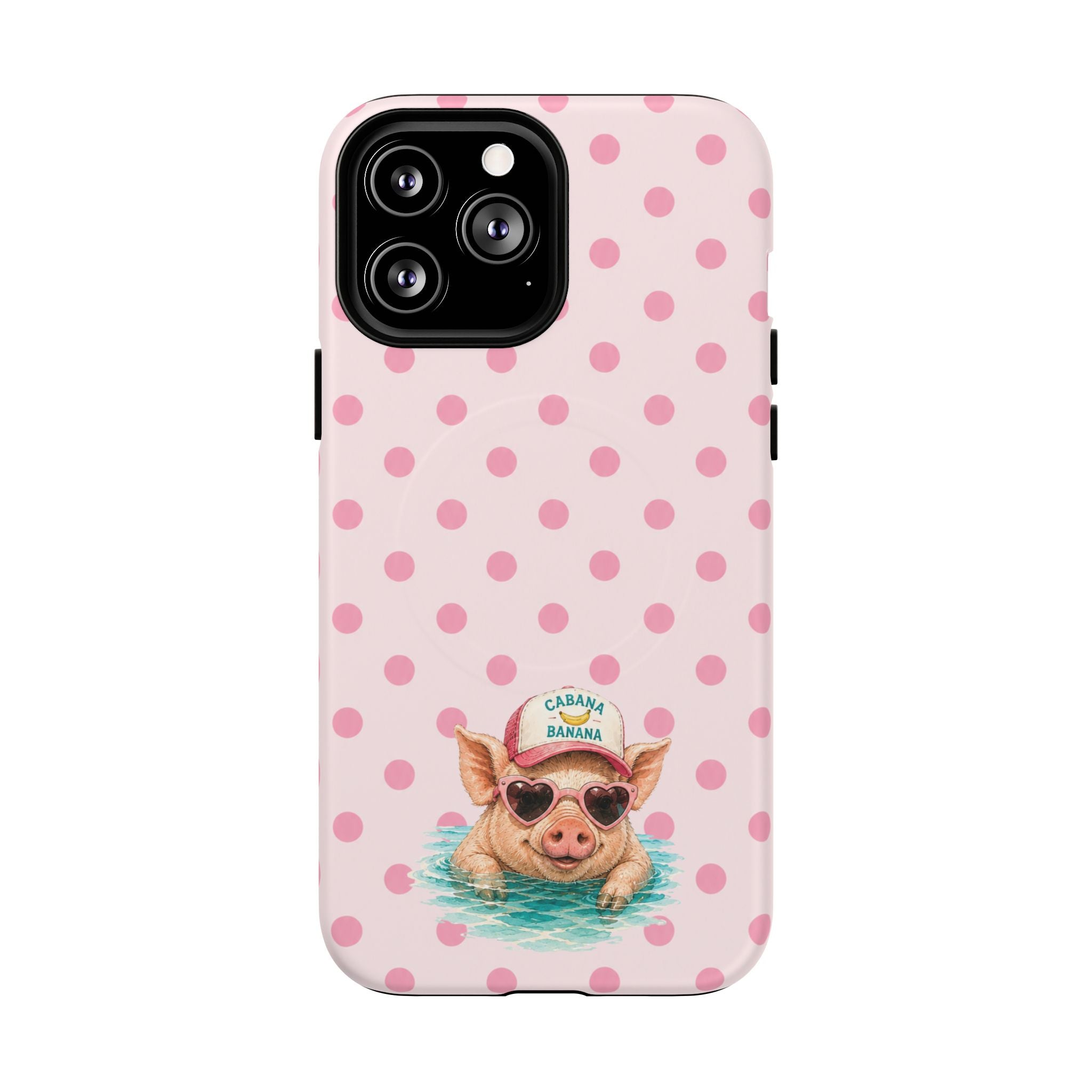 Pink Piggie Confetti- Tough Magnetic Phone Case