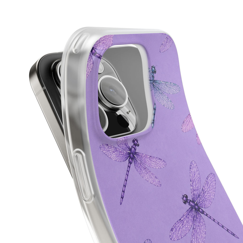 Lavender Dragonfly Dreams-Flexi iPhone & Samsung Phone Case
