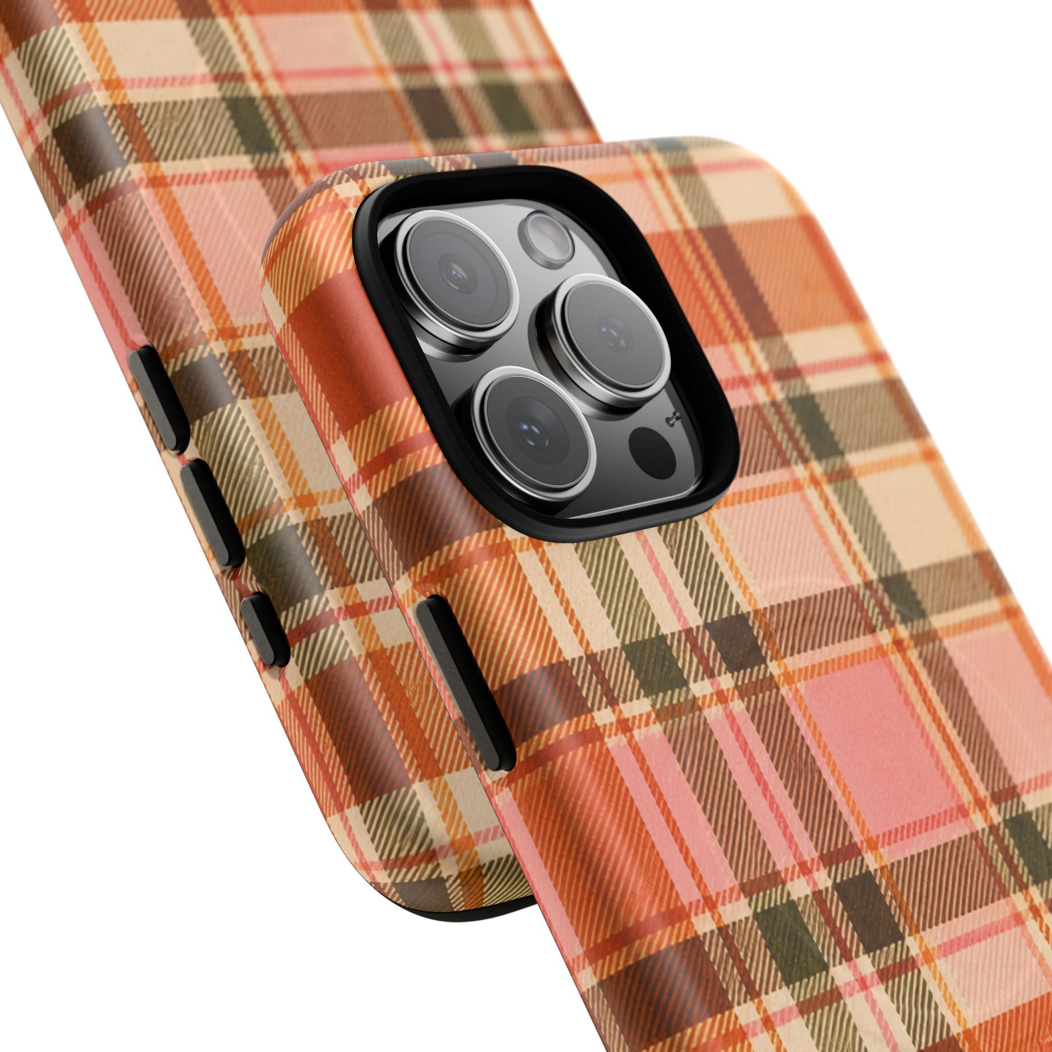 Hello Fall Plaid -Tough Magnetic Phone Case