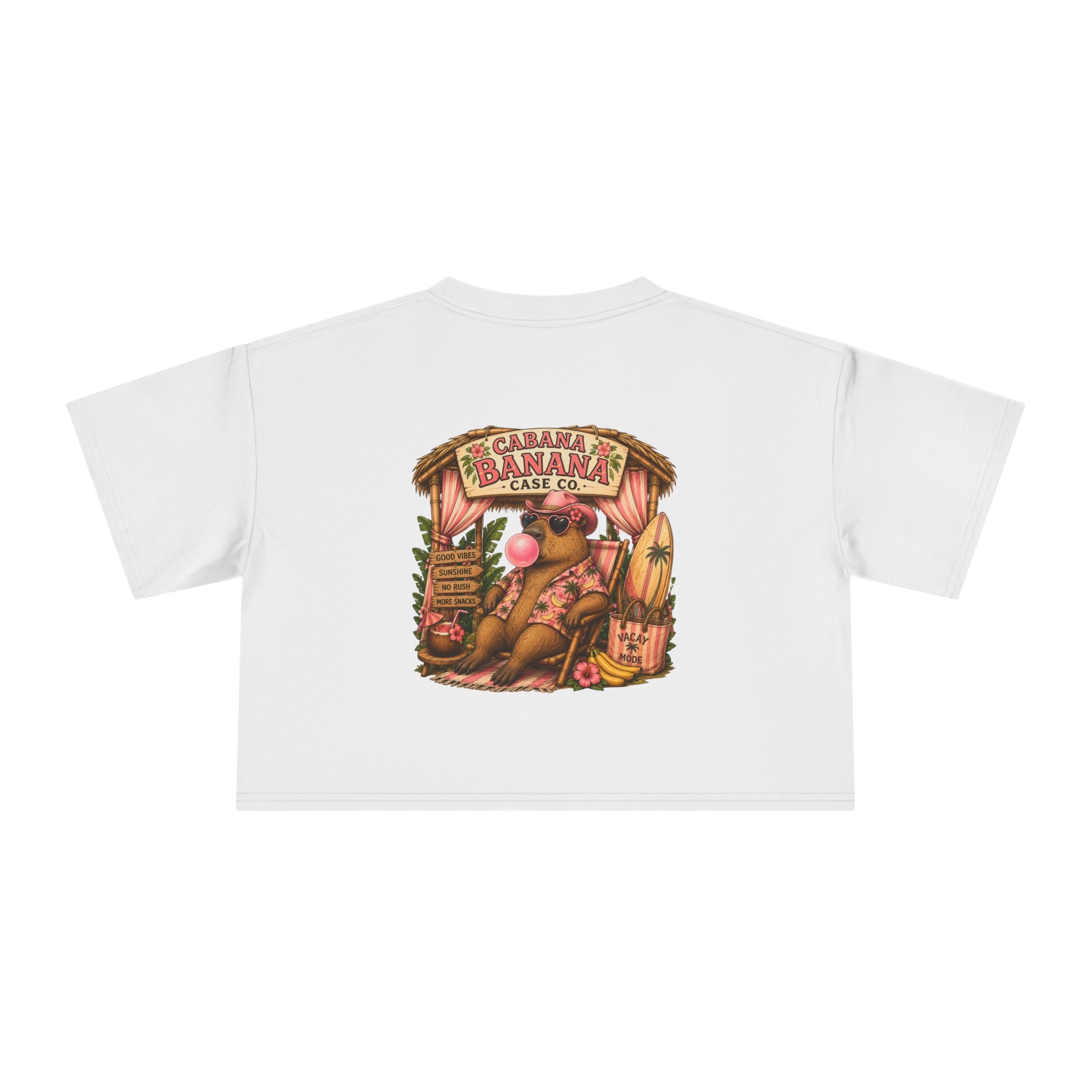 Capy Cabana- Crop Tee