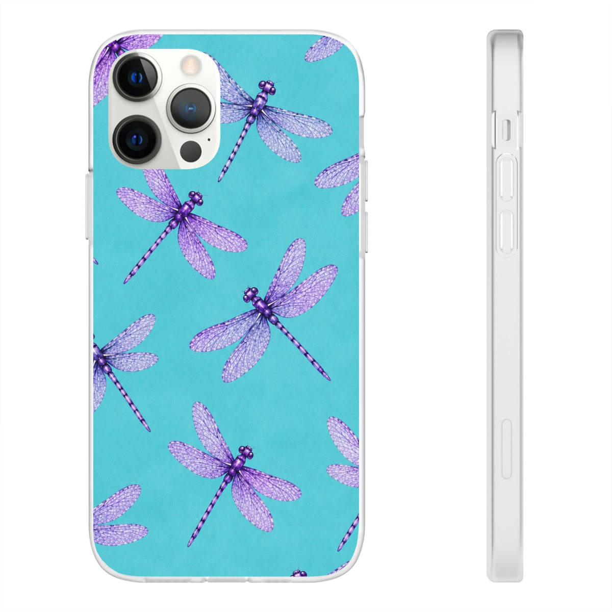 Turquoise Dragonfly Dreams – Flexi iPhone & Samsung Phone Case
