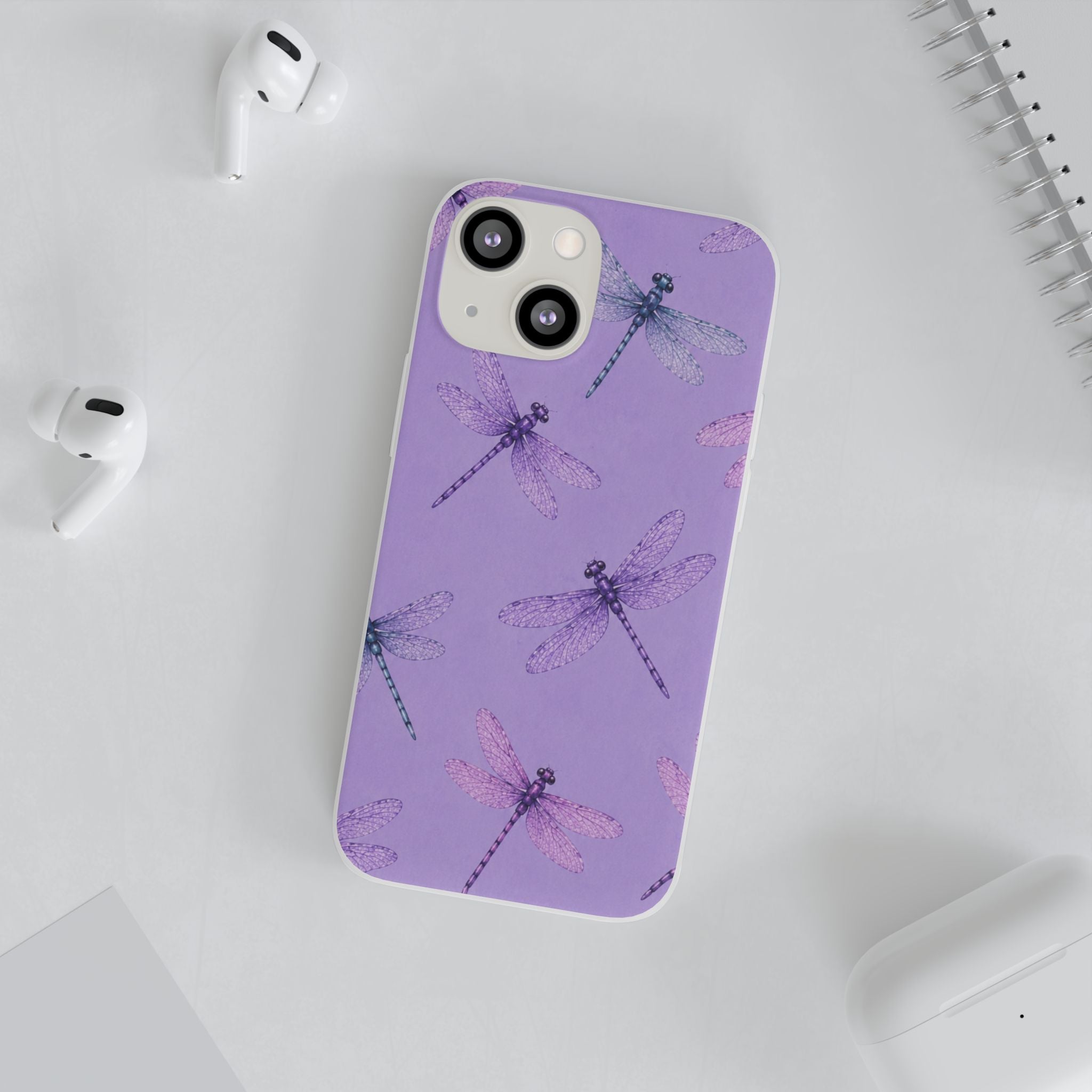 Lavender Dragonfly Dreams-Flexi iPhone & Samsung Phone Case