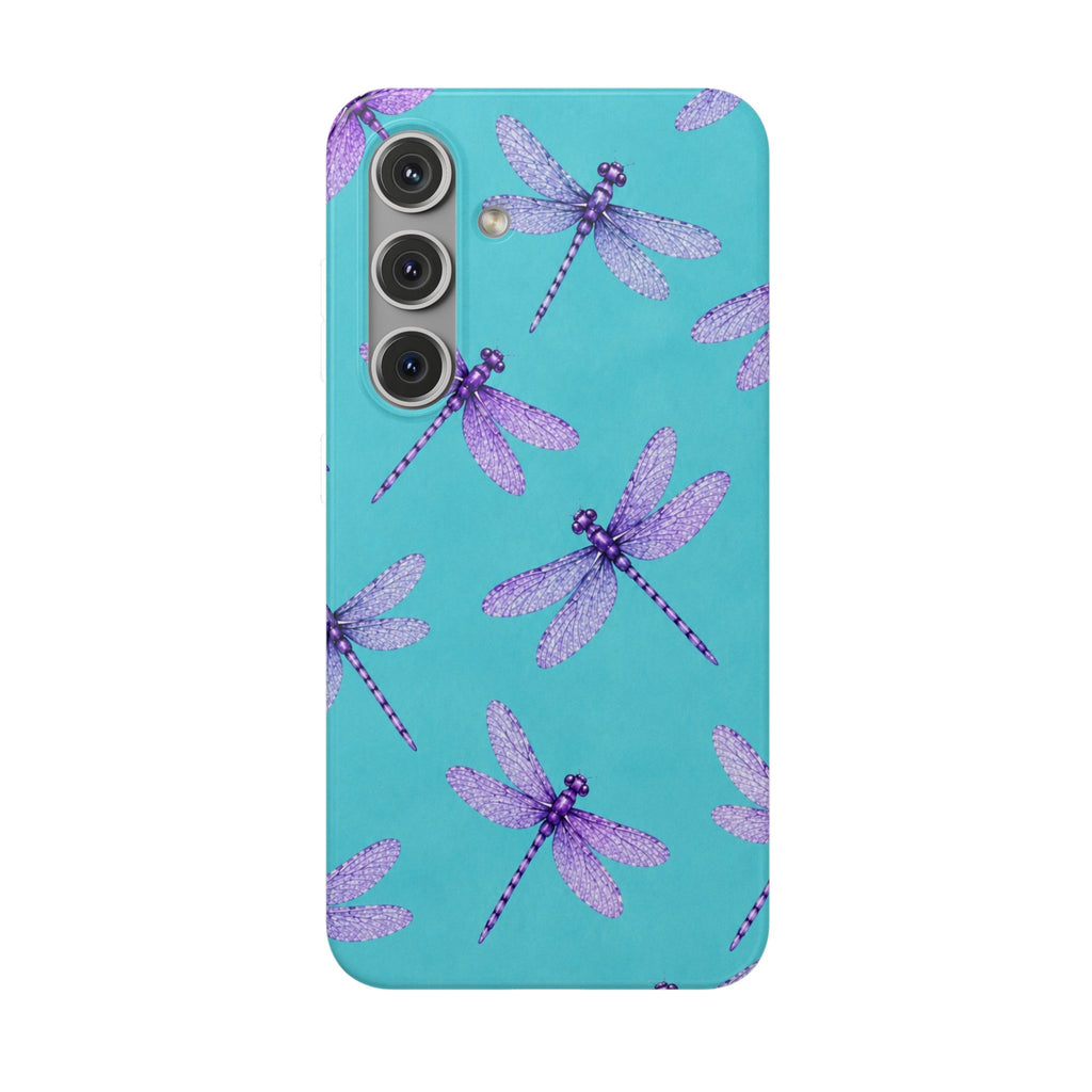 Turquoise Dragonfly Dreams – Flexi iPhone & Samsung Phone Case