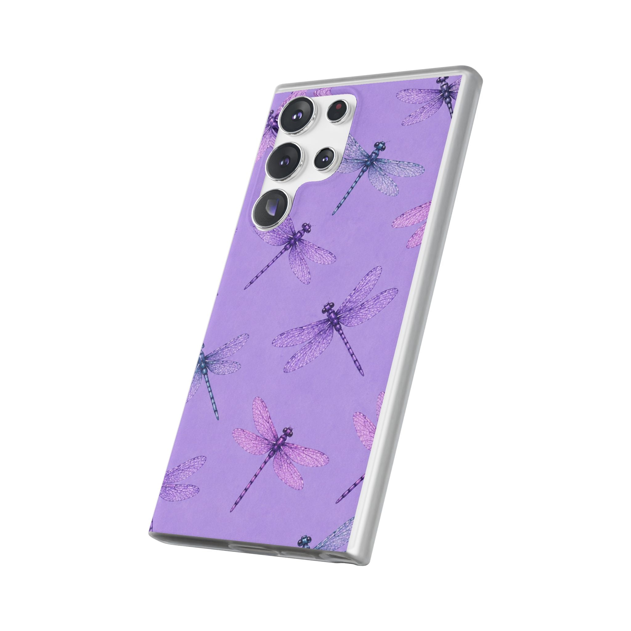 Lavender Dragonfly Dreams-Flexi iPhone & Samsung Phone Case