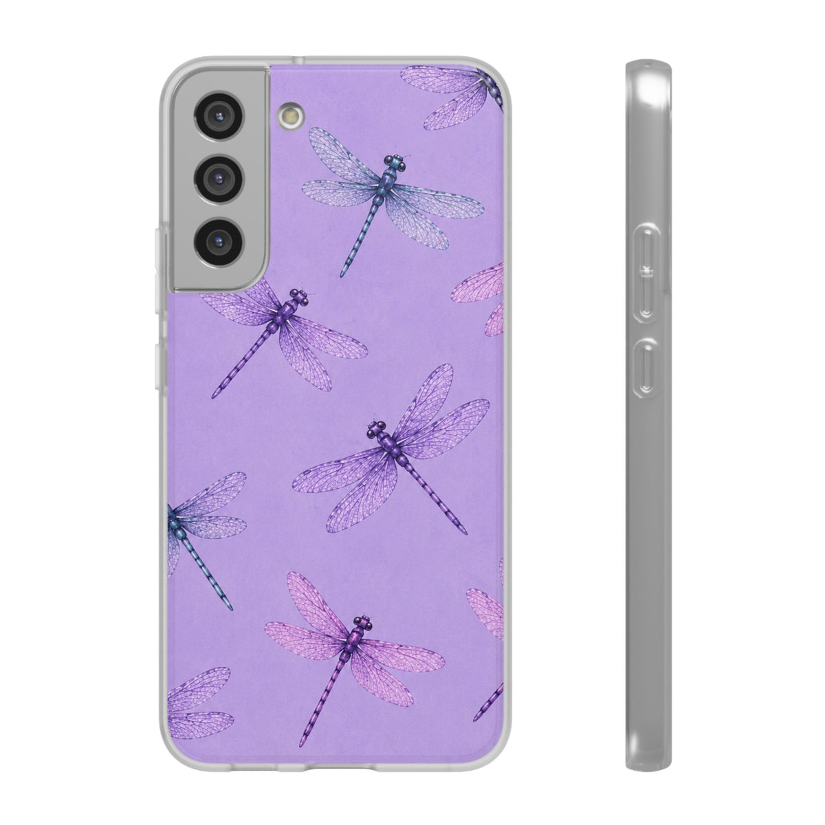 Lavender Dragonfly Dreams-Flexi iPhone & Samsung Phone Case