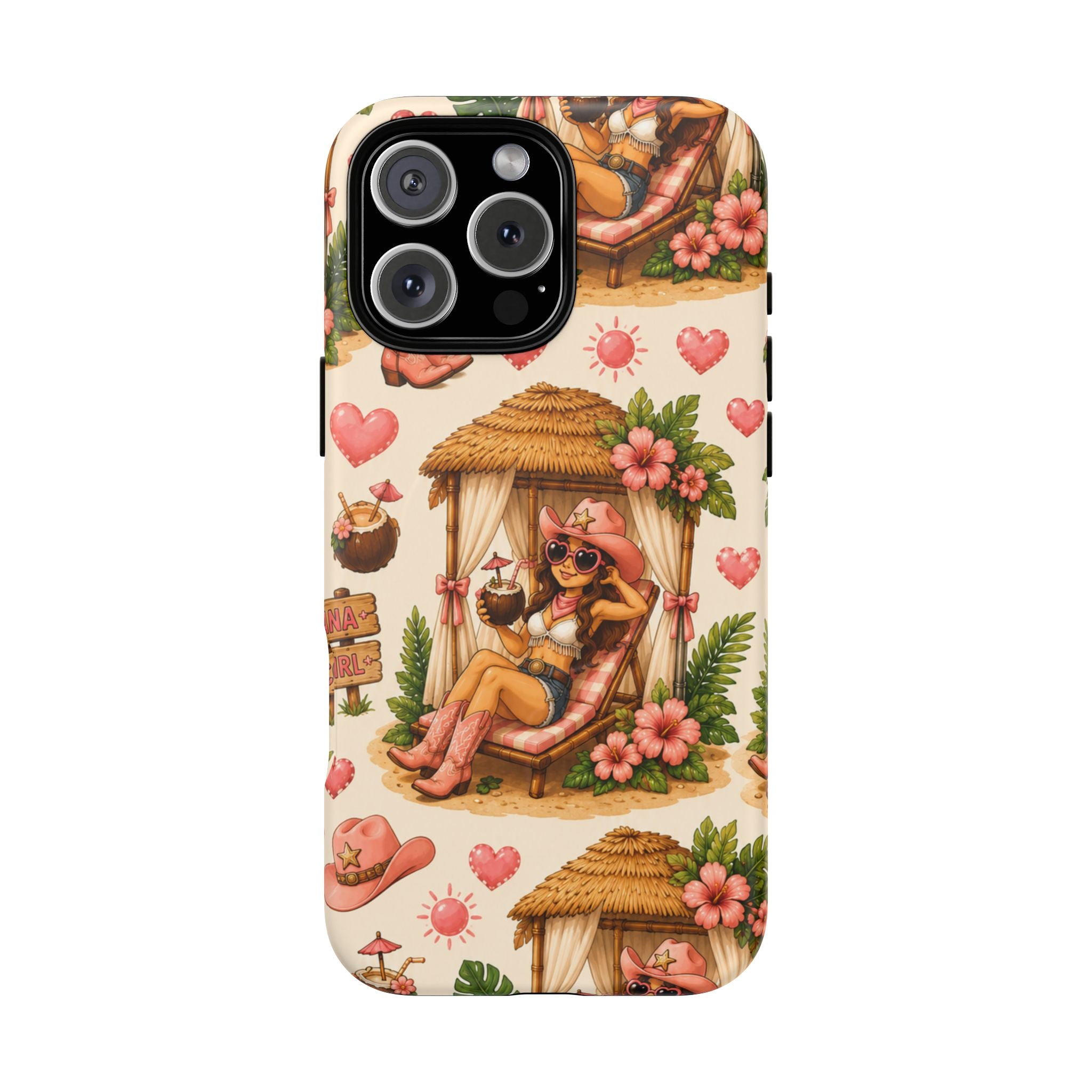 Cabana Cowgirl- Tough Magnetic Phone Case