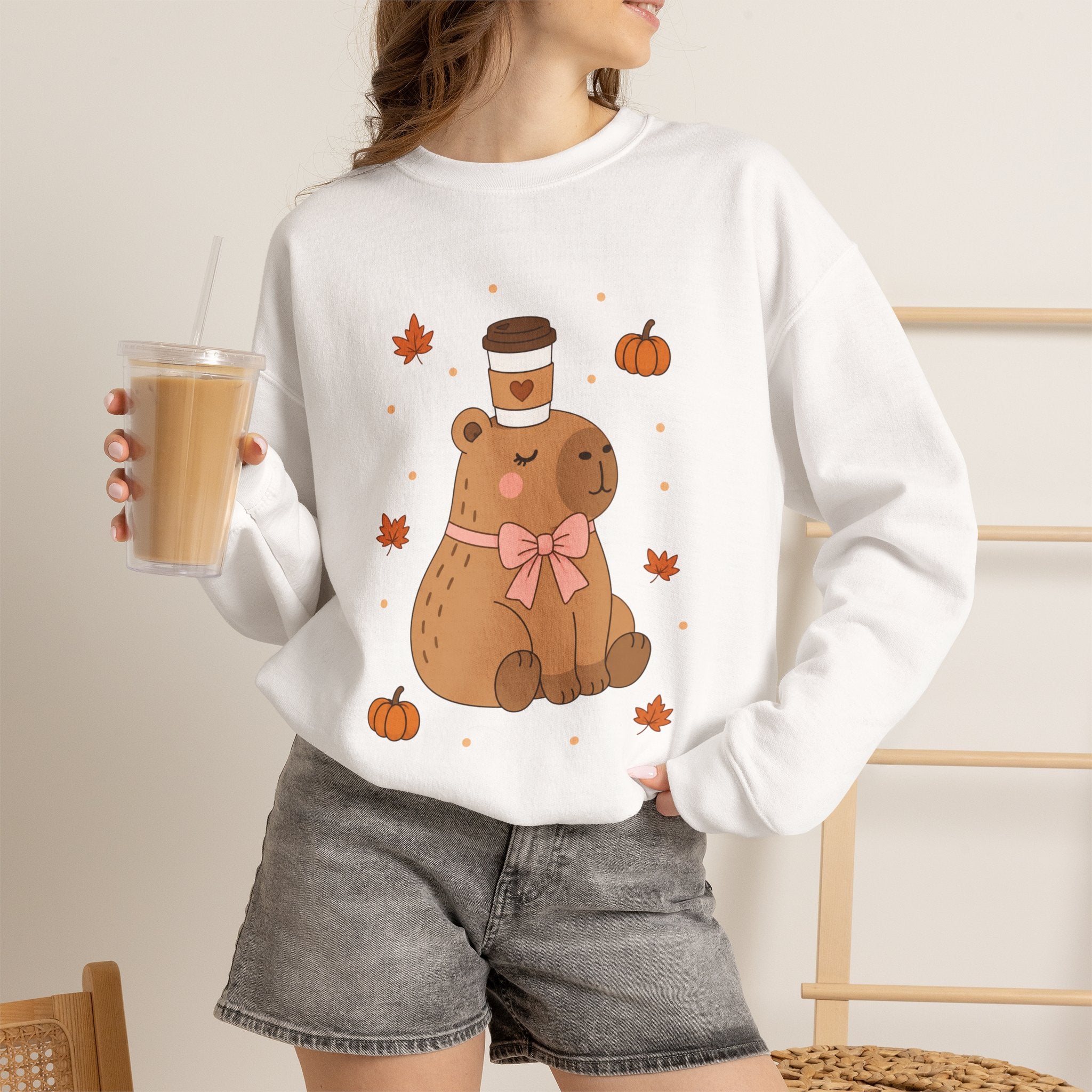 Pumpkin Patch Capy – Sweatshirt