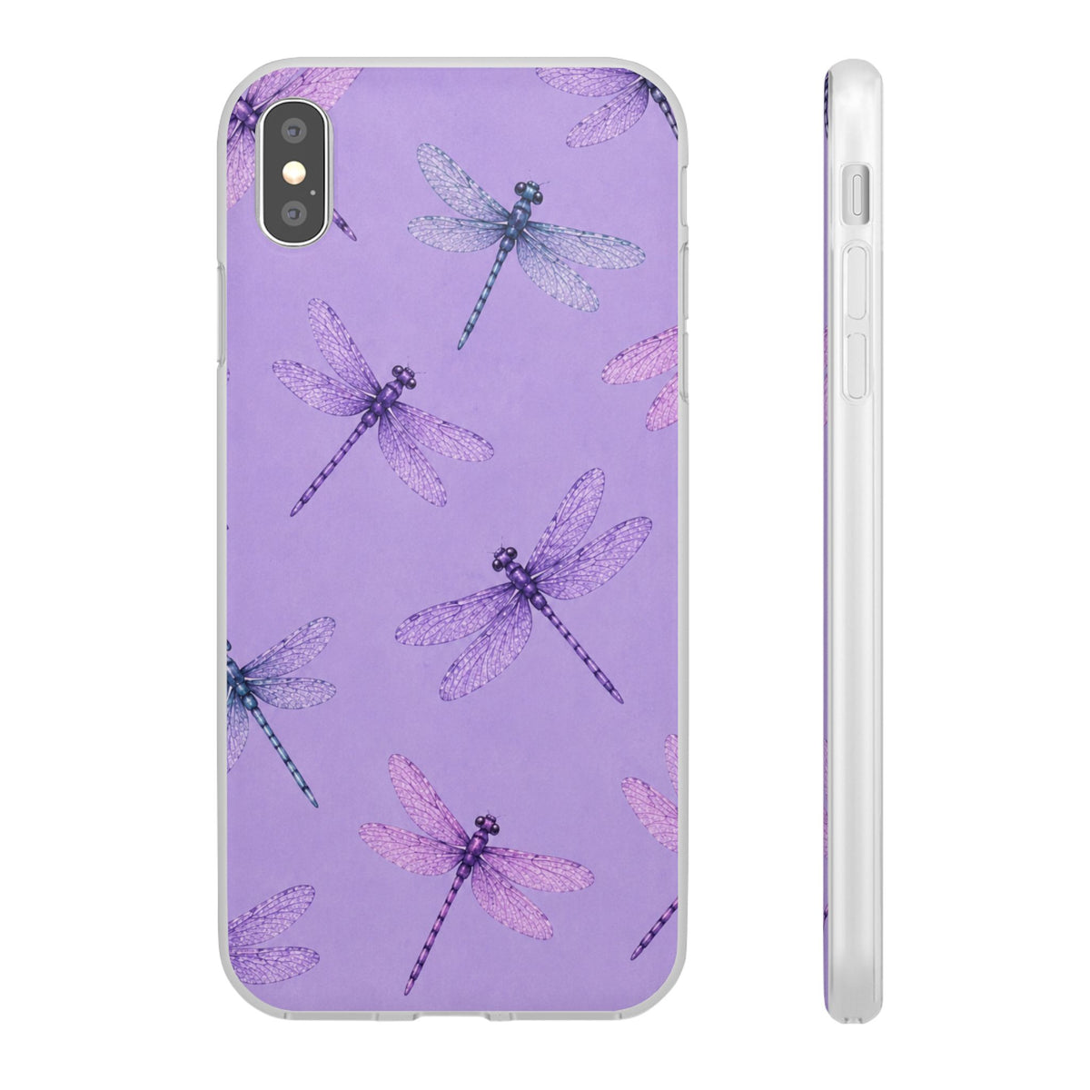 Lavender Dragonfly Dreams-Flexi iPhone & Samsung Phone Case