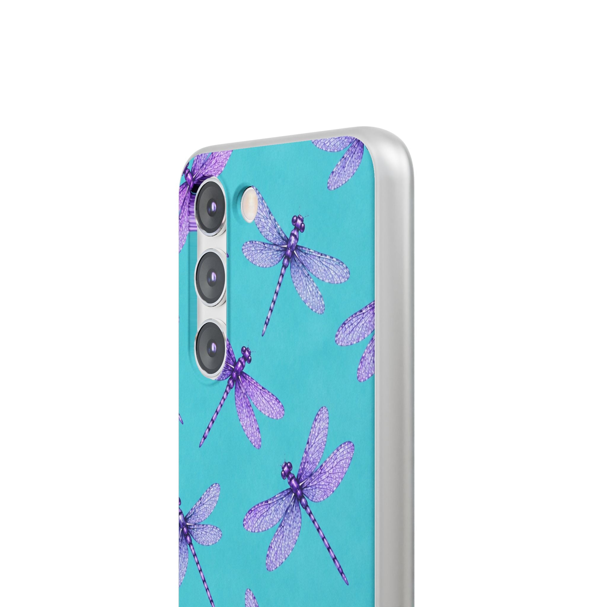 Turquoise Dragonfly Dreams – Flexi iPhone & Samsung Phone Case