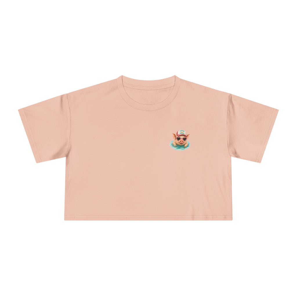 Bahamas Pig Swim Club – Crop Tee
