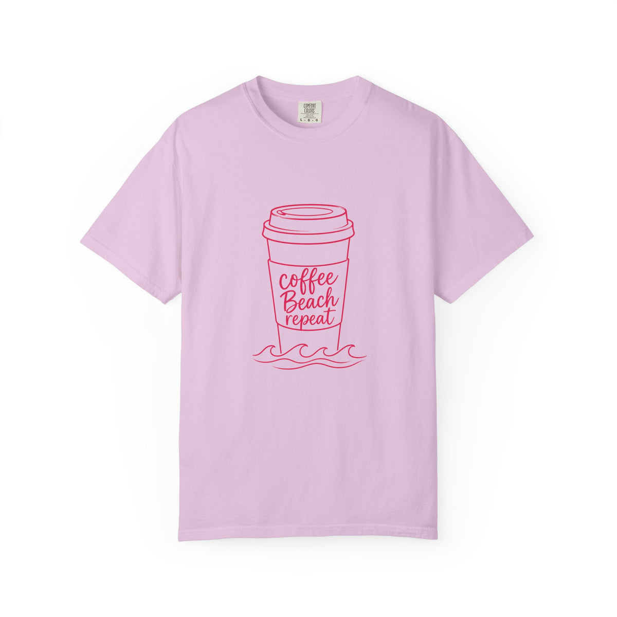 Coffee Beach Repeat – Comfort Colors® T-Shirt