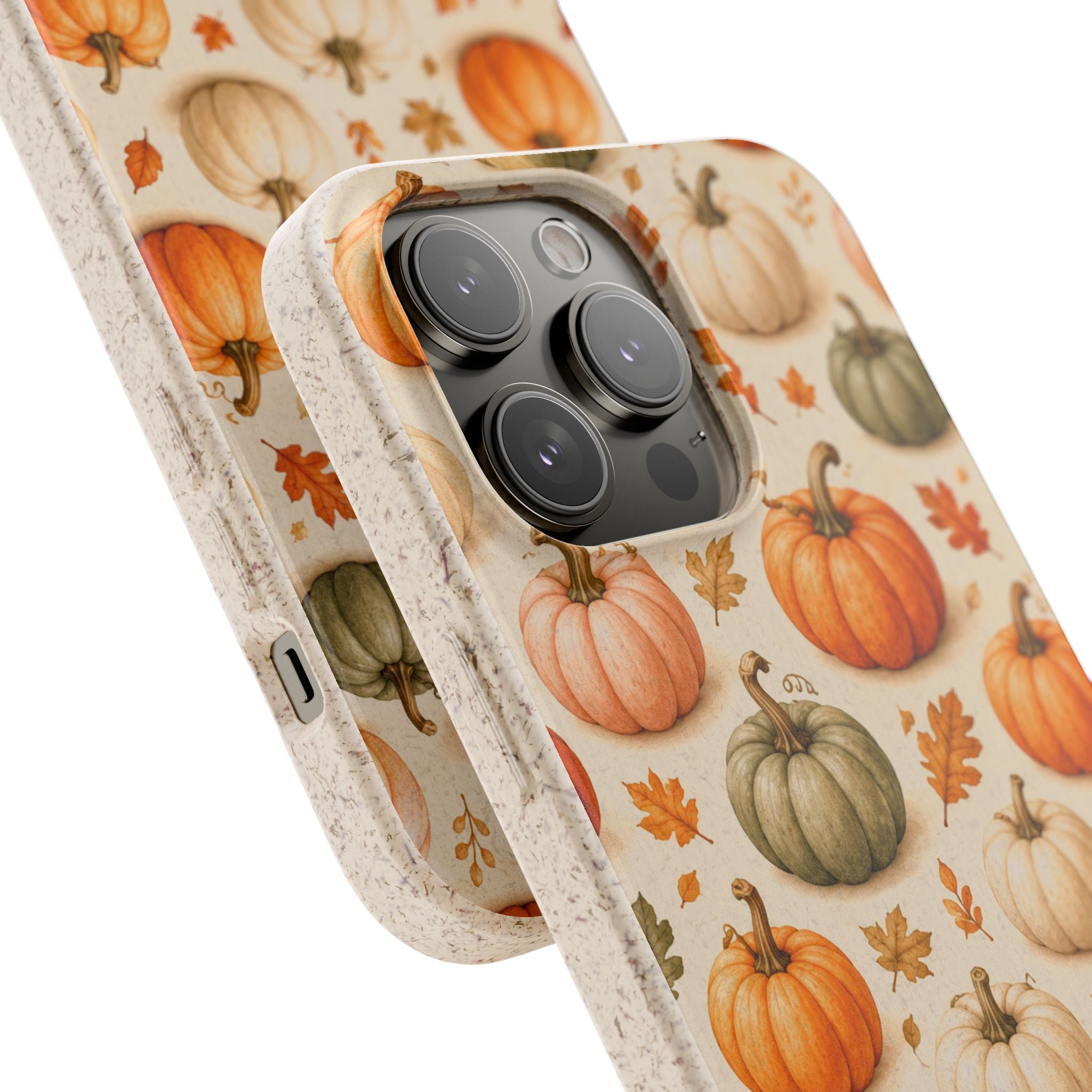 Cabana Pumpkin Patch -Eco-Friendly Biodegradable Phone Case
