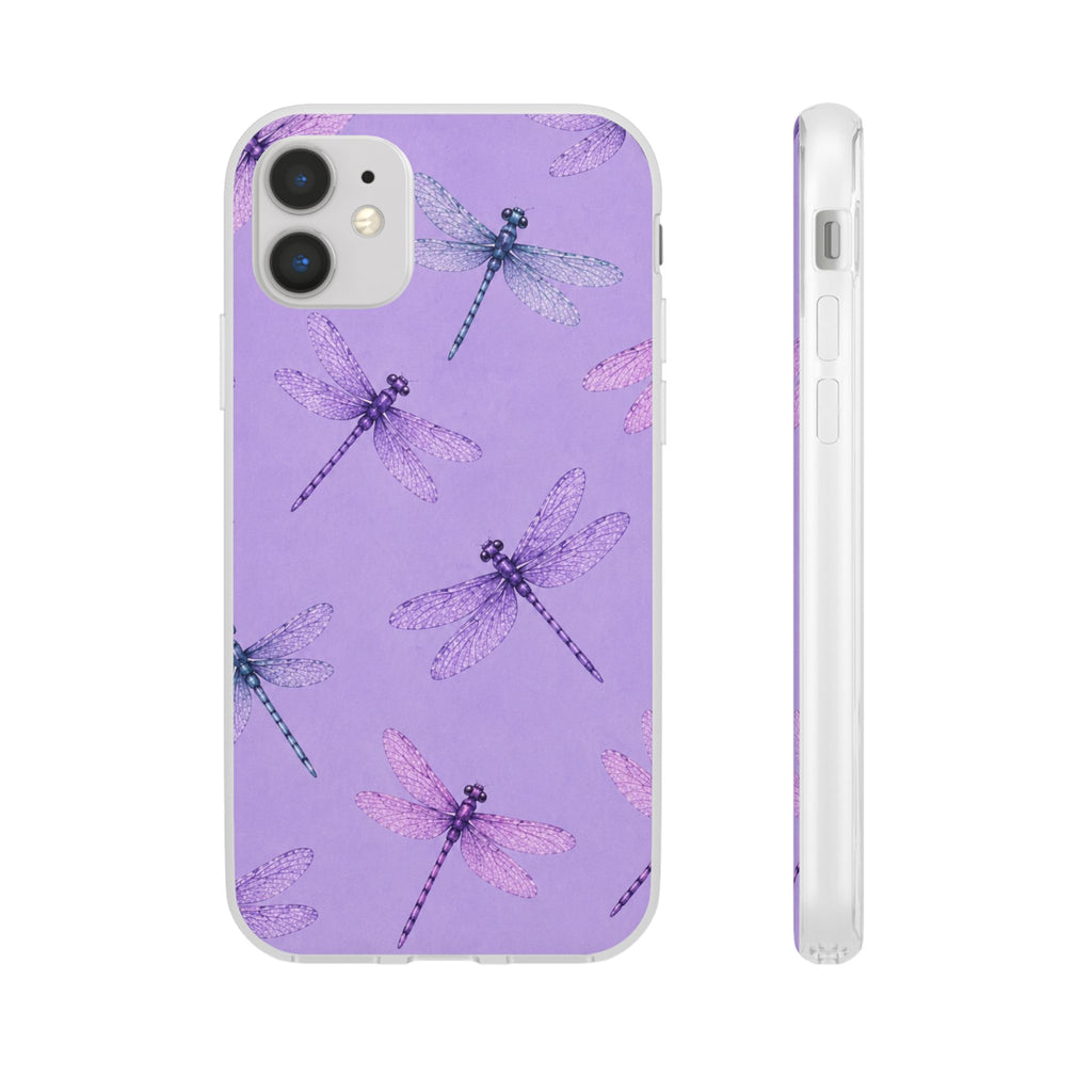 Lavender Dragonfly Dreams-Flexi iPhone & Samsung Phone Case