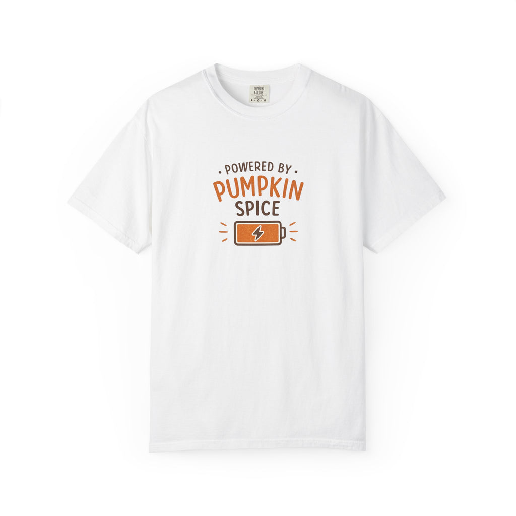 Powered by Pumpkin Spice – Comfort Colors® Tee