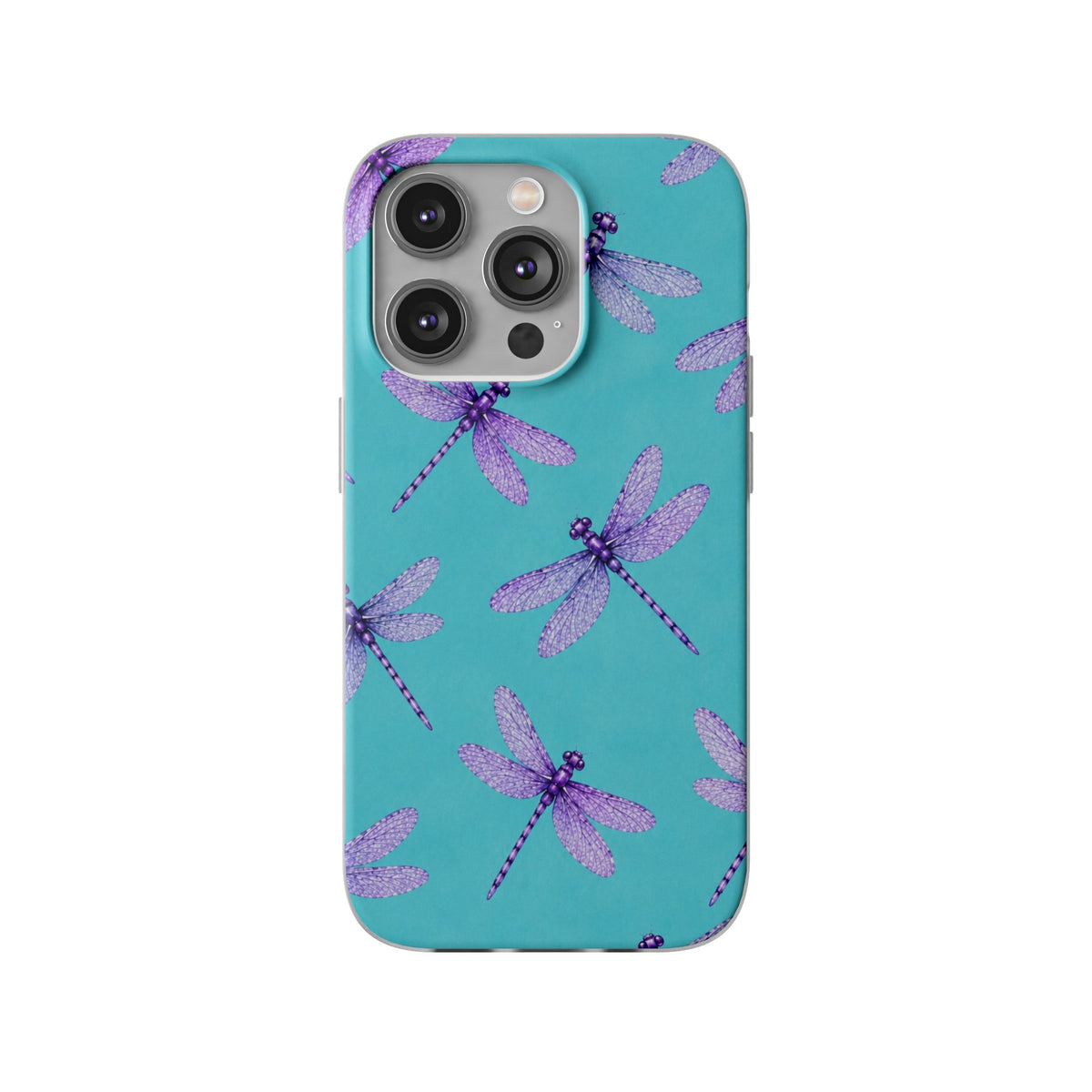 Turquoise Dragonfly Dreams – Flexi iPhone & Samsung Phone Case