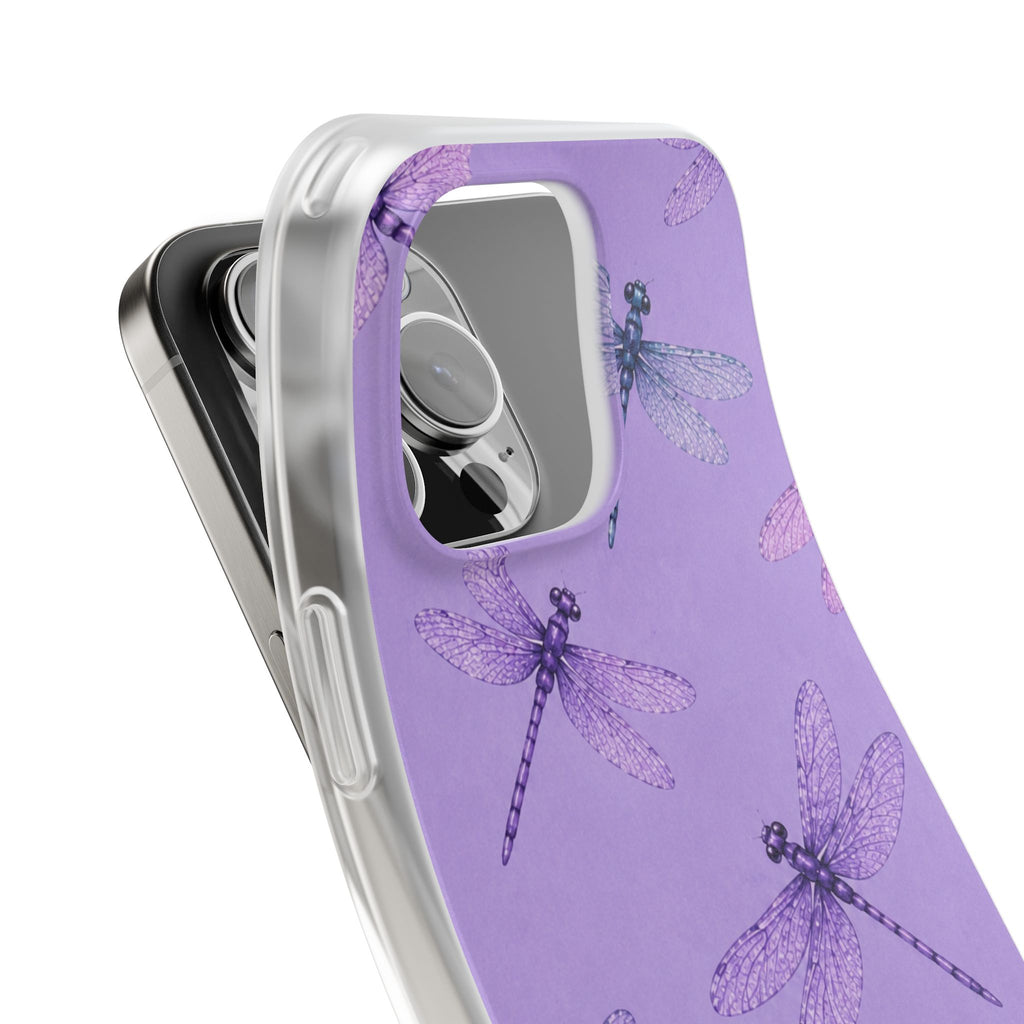 Lavender Dragonfly Dreams-Flexi iPhone & Samsung Phone Case