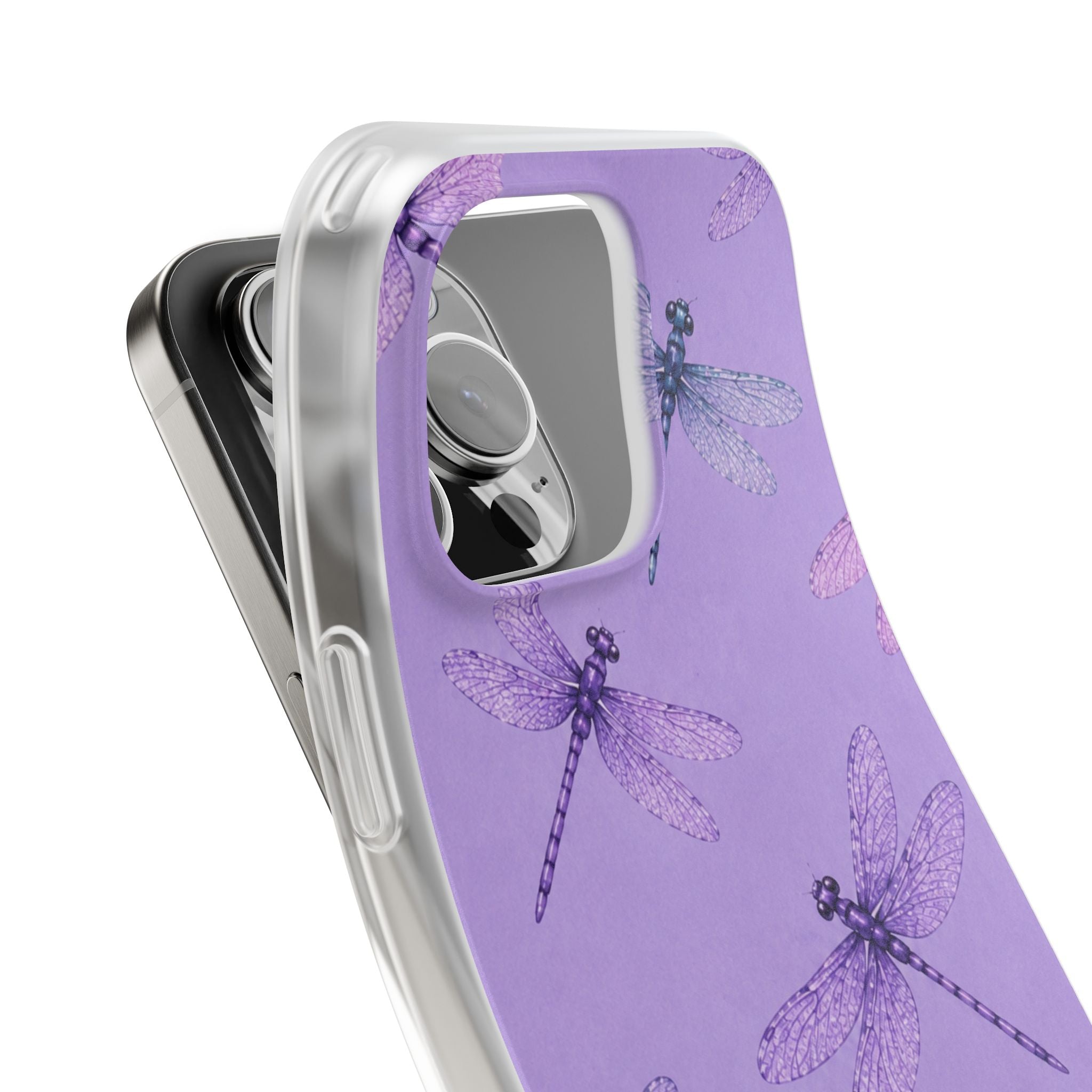 Lavender Dragonfly Dreams-Flexi iPhone & Samsung Phone Case