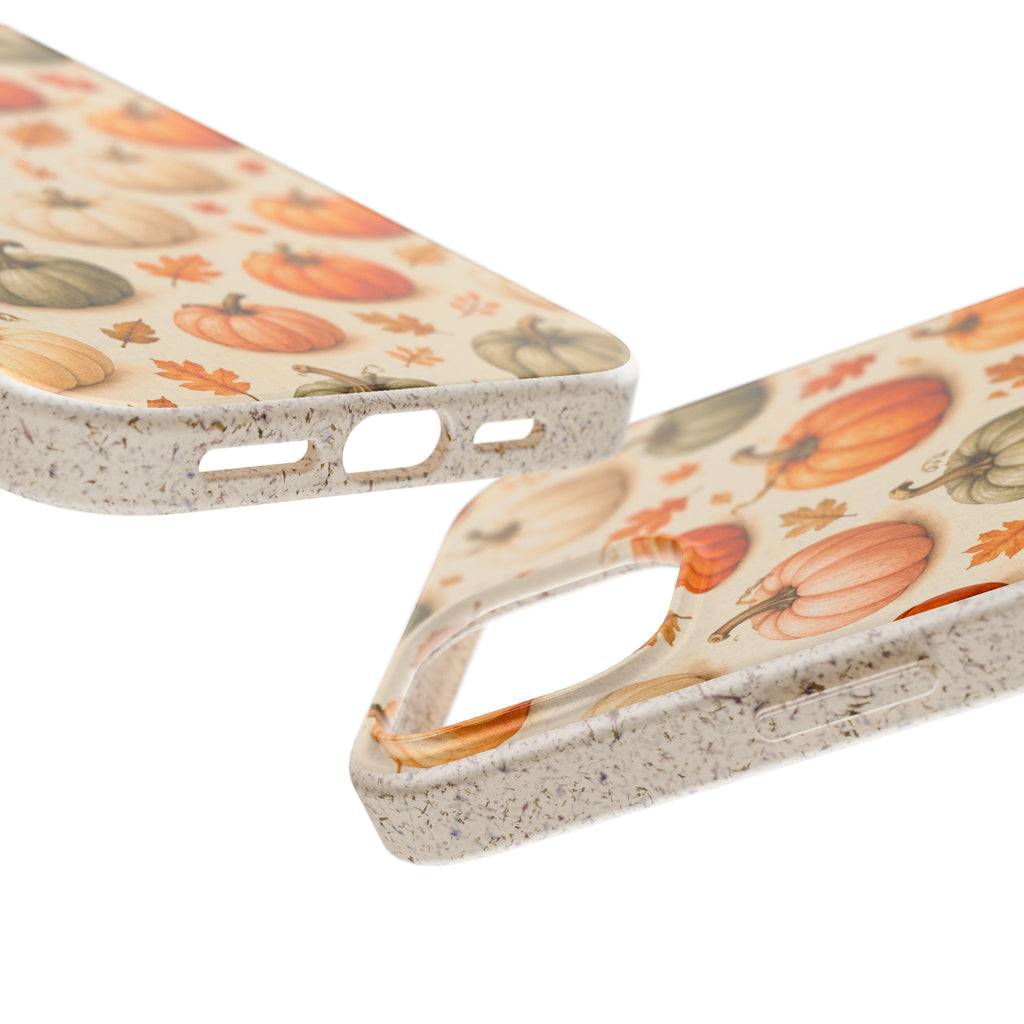 Cabana Pumpkin Patch -Eco-Friendly Biodegradable Phone Case