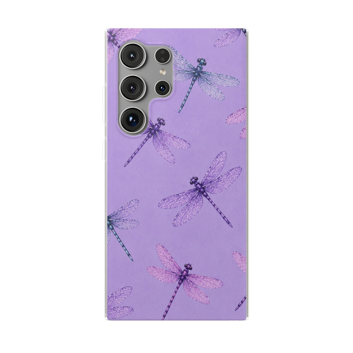 Lavender Dragonfly Dreams-Flexi iPhone & Samsung Phone Case