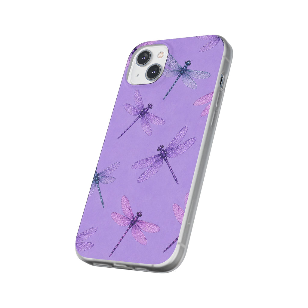 Lavender Dragonfly Dreams-Flexi iPhone & Samsung Phone Case