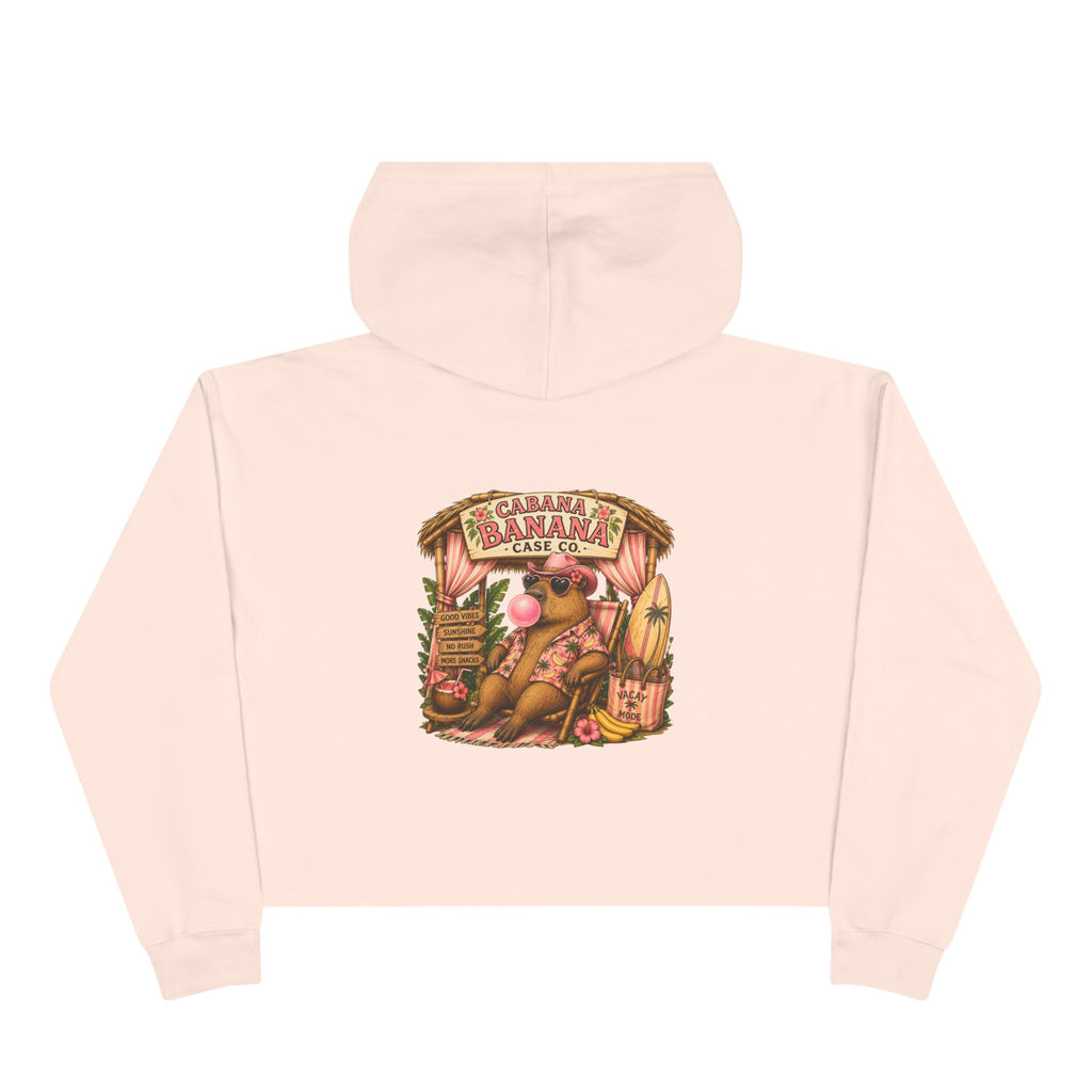 Capy Cabana- Crop Hoodie