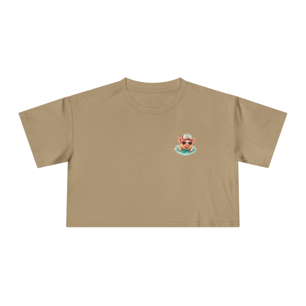 Bahamas Pig Swim Club – Crop Tee