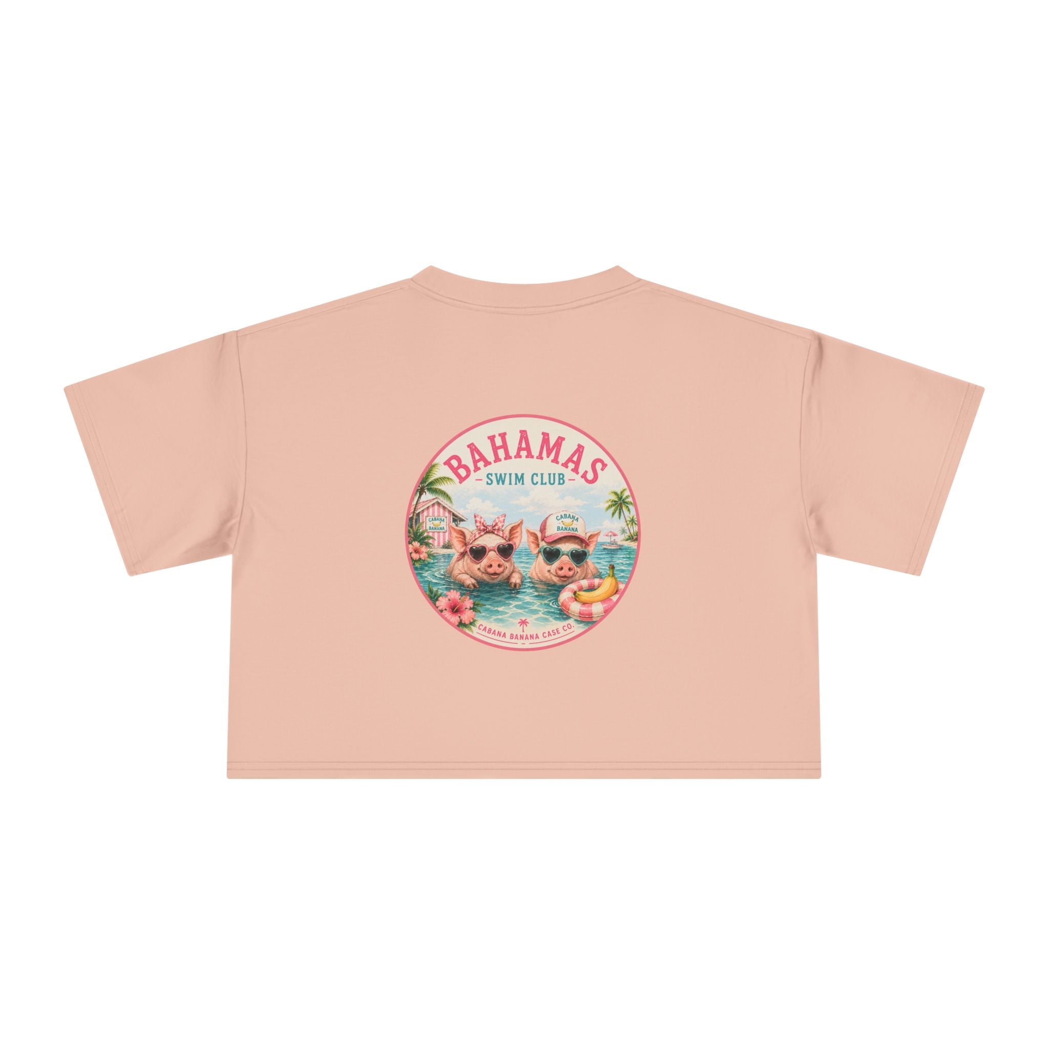Bahamas Pig Swim Club – Crop Tee