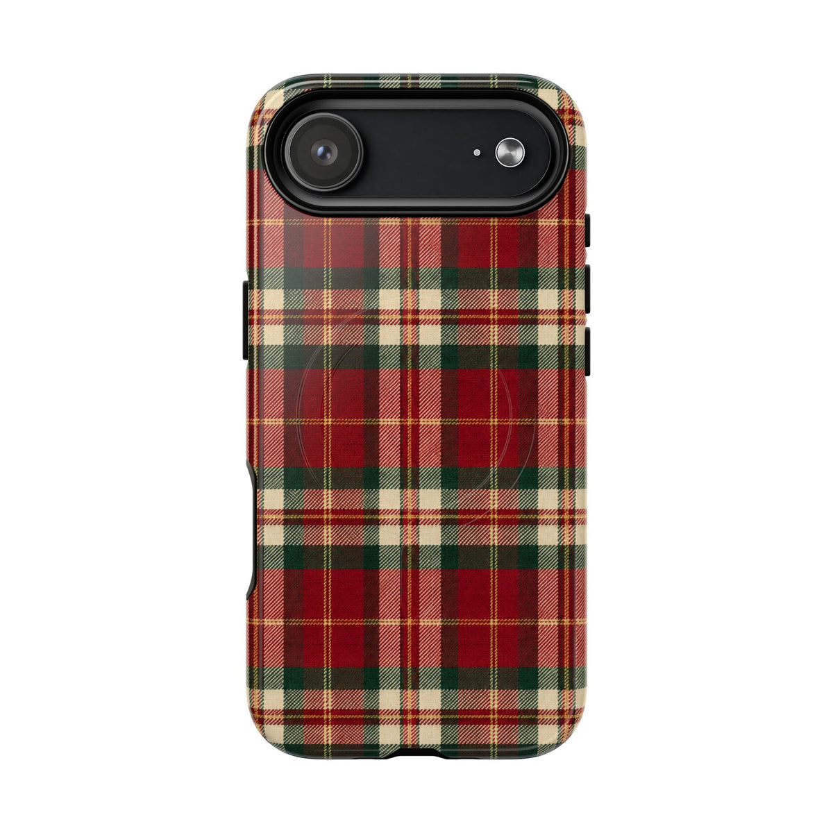 Christmas at the Cabana Plaid -Tough Magnetic Phone Case