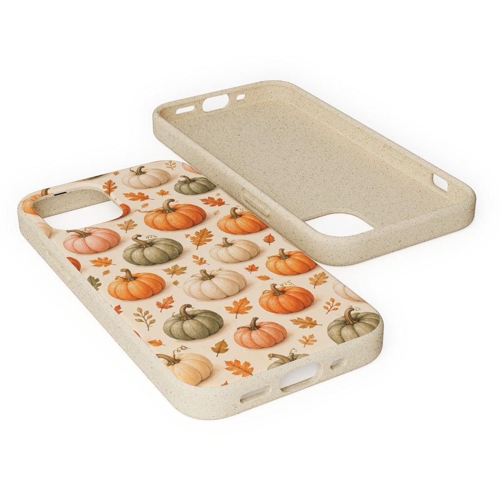Cabana Pumpkin Patch -Eco-Friendly Biodegradable Phone Case
