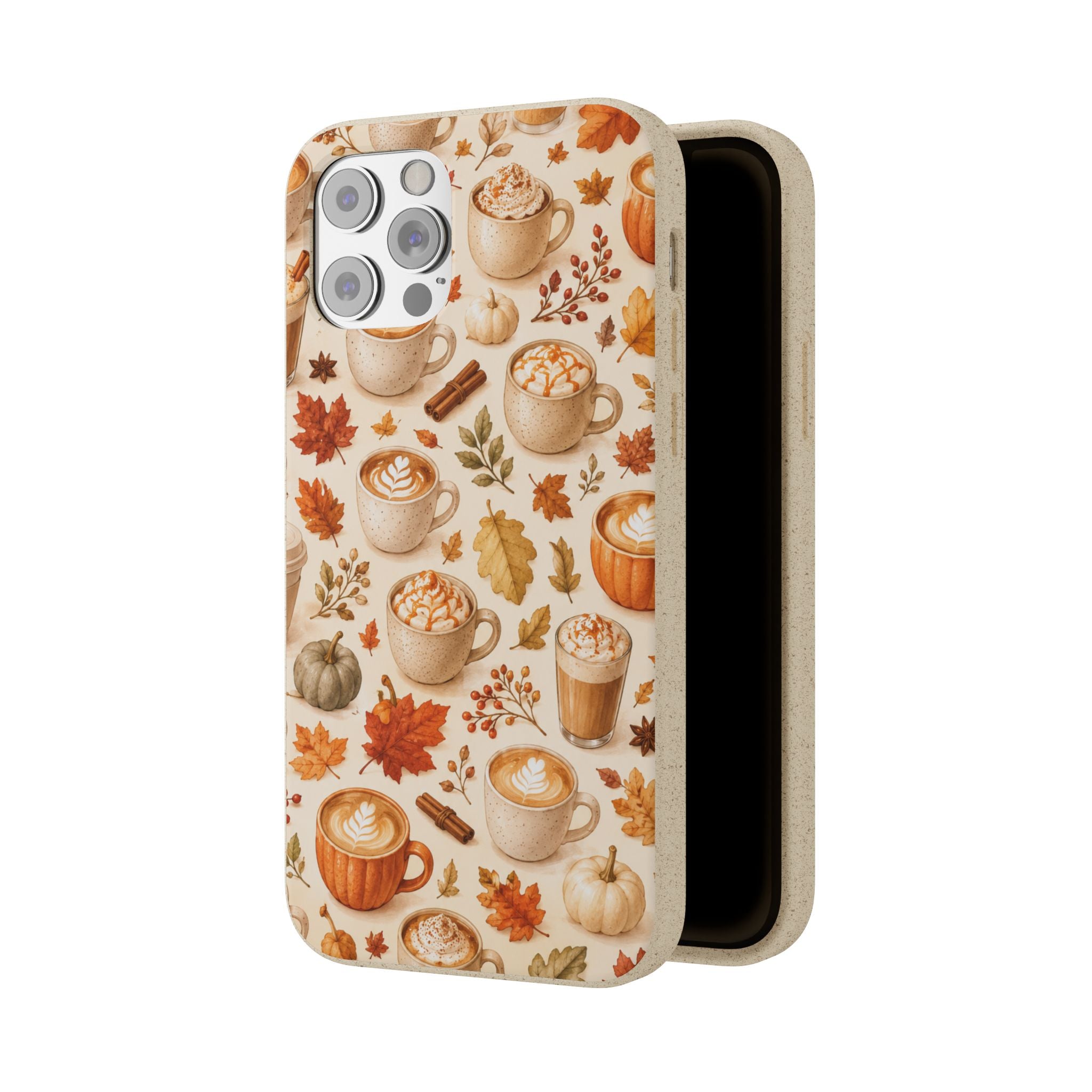 Fall in Love Latte- Eco-Friendly Biodegradable Phone Case