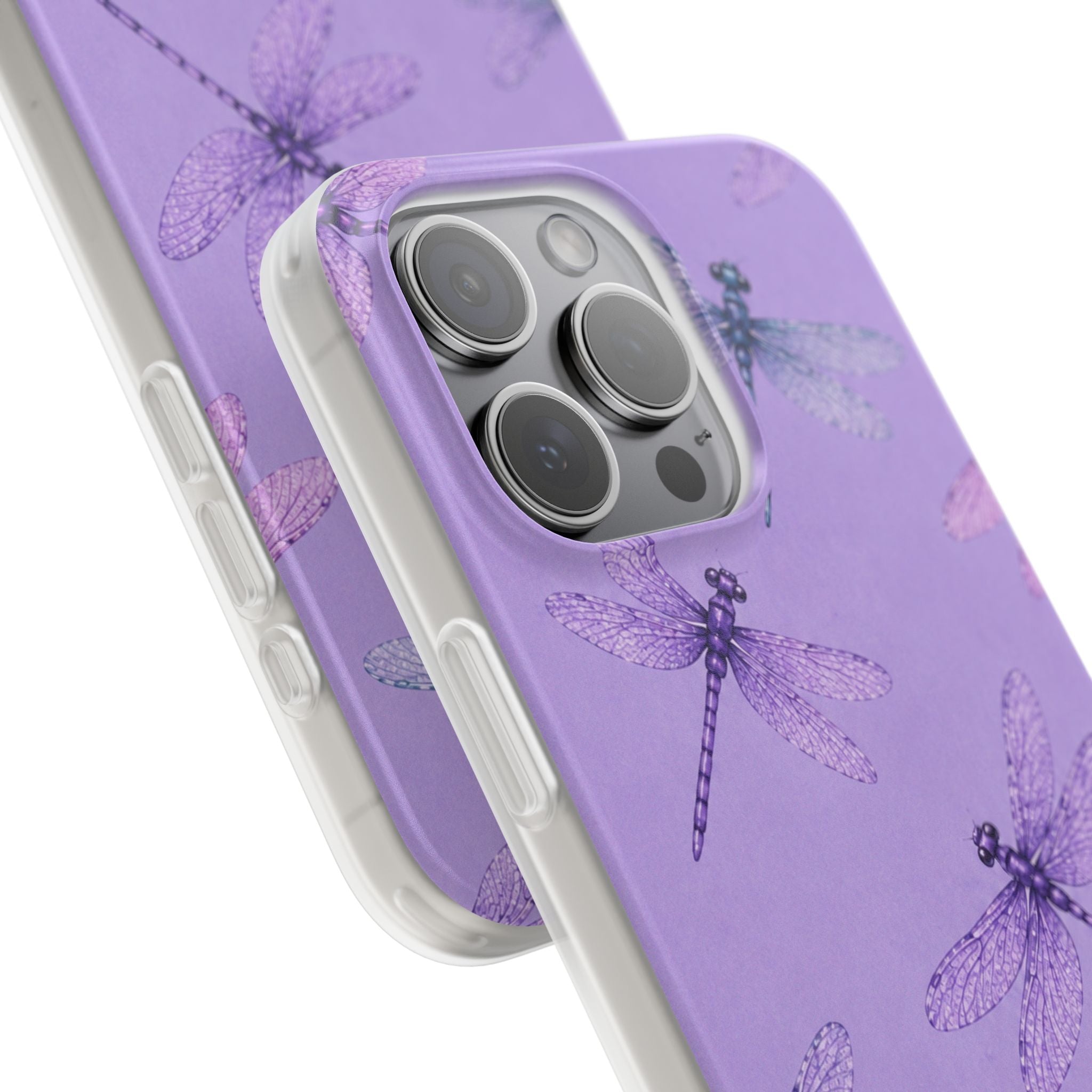 Lavender Dragonfly Dreams-Flexi iPhone & Samsung Phone Case