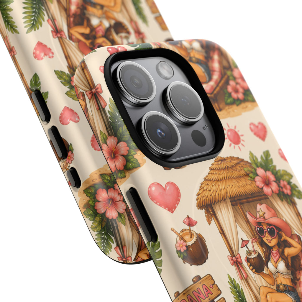 Cabana Cowgirl- Tough Magnetic Phone Case