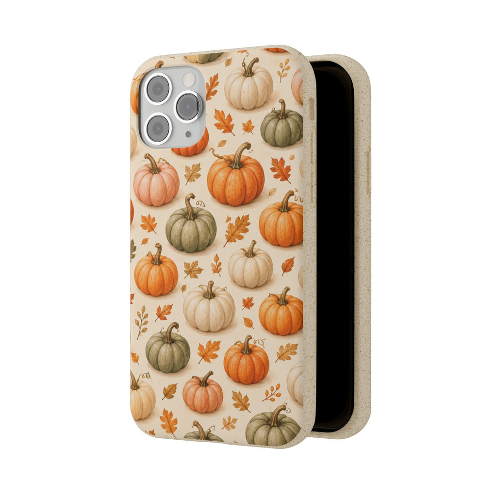 Cabana Pumpkin Patch -Eco-Friendly Biodegradable Phone Case