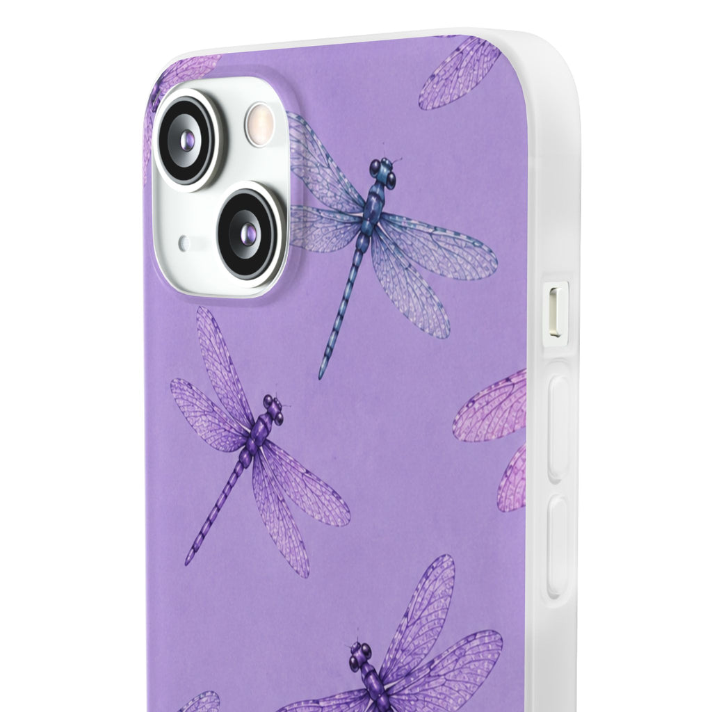 Lavender Dragonfly Dreams-Flexi iPhone & Samsung Phone Case