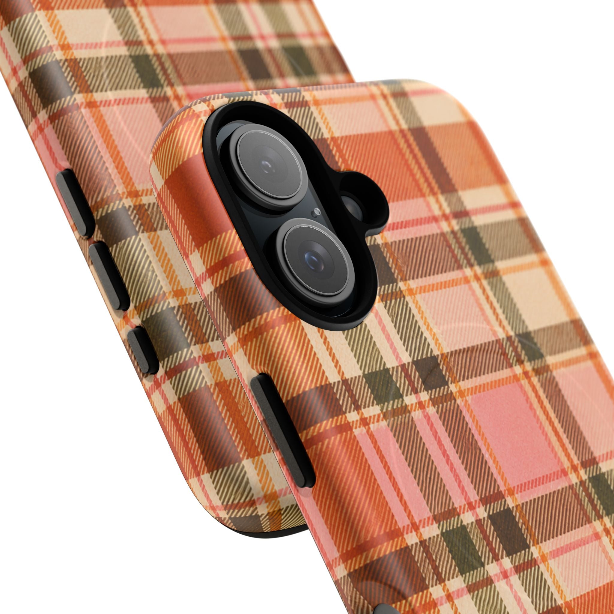 Hello Fall Plaid -Tough Magnetic Phone Case