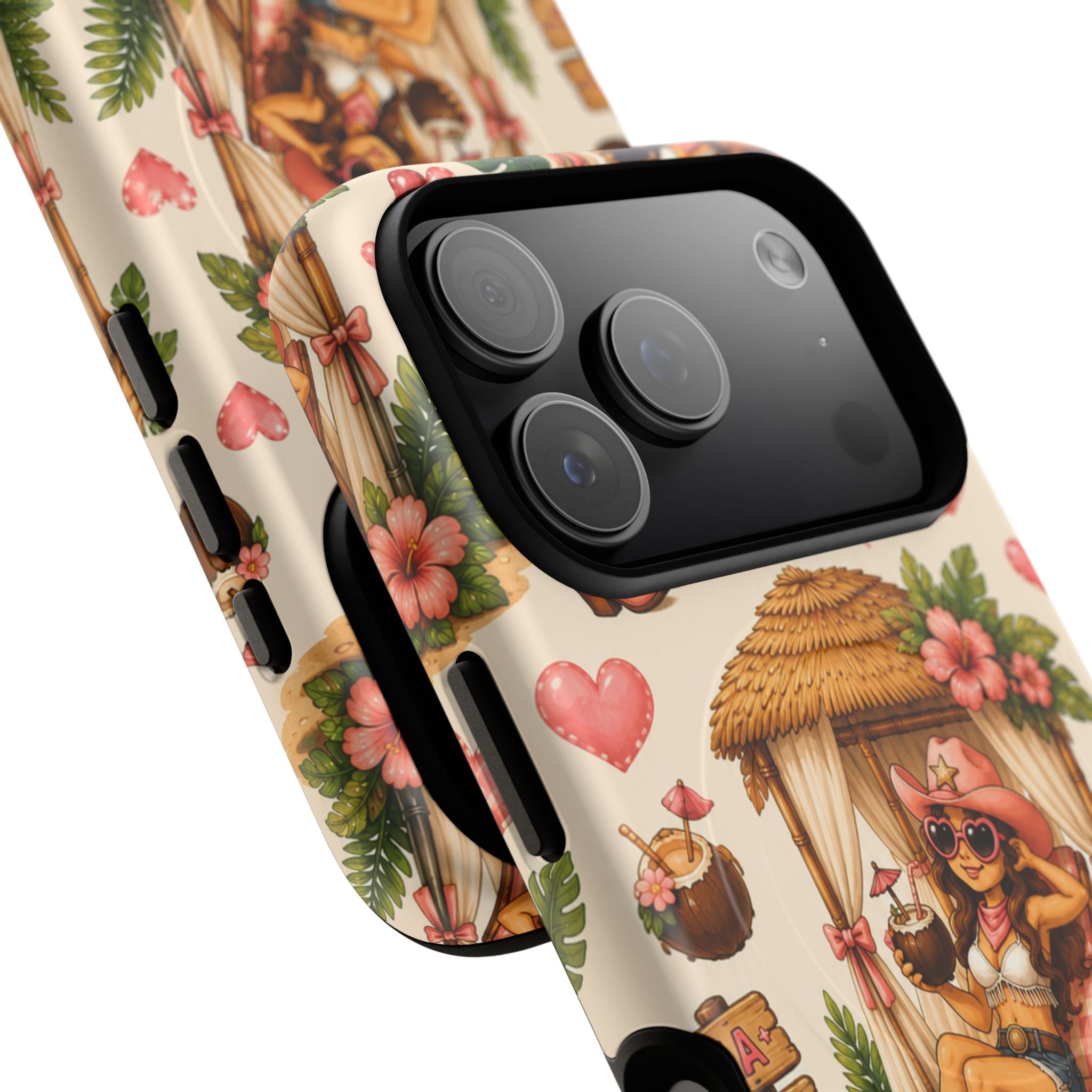 Cabana Cowgirl- Tough Magnetic Phone Case