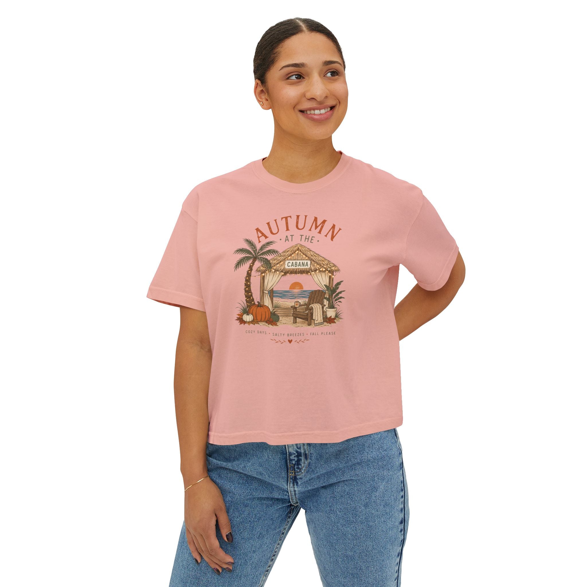 Autumn at the Cabana – Boxy Tee