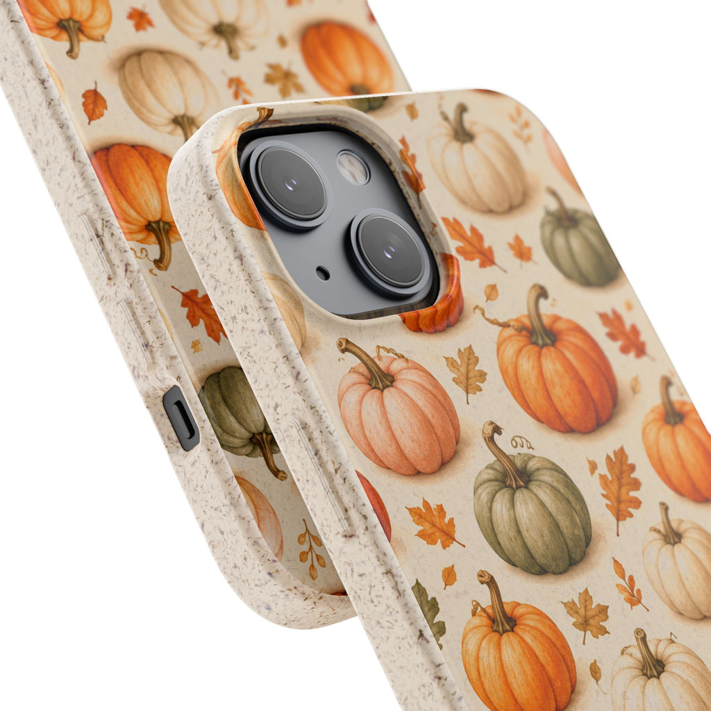 Cabana Pumpkin Patch -Eco-Friendly Biodegradable Phone Case