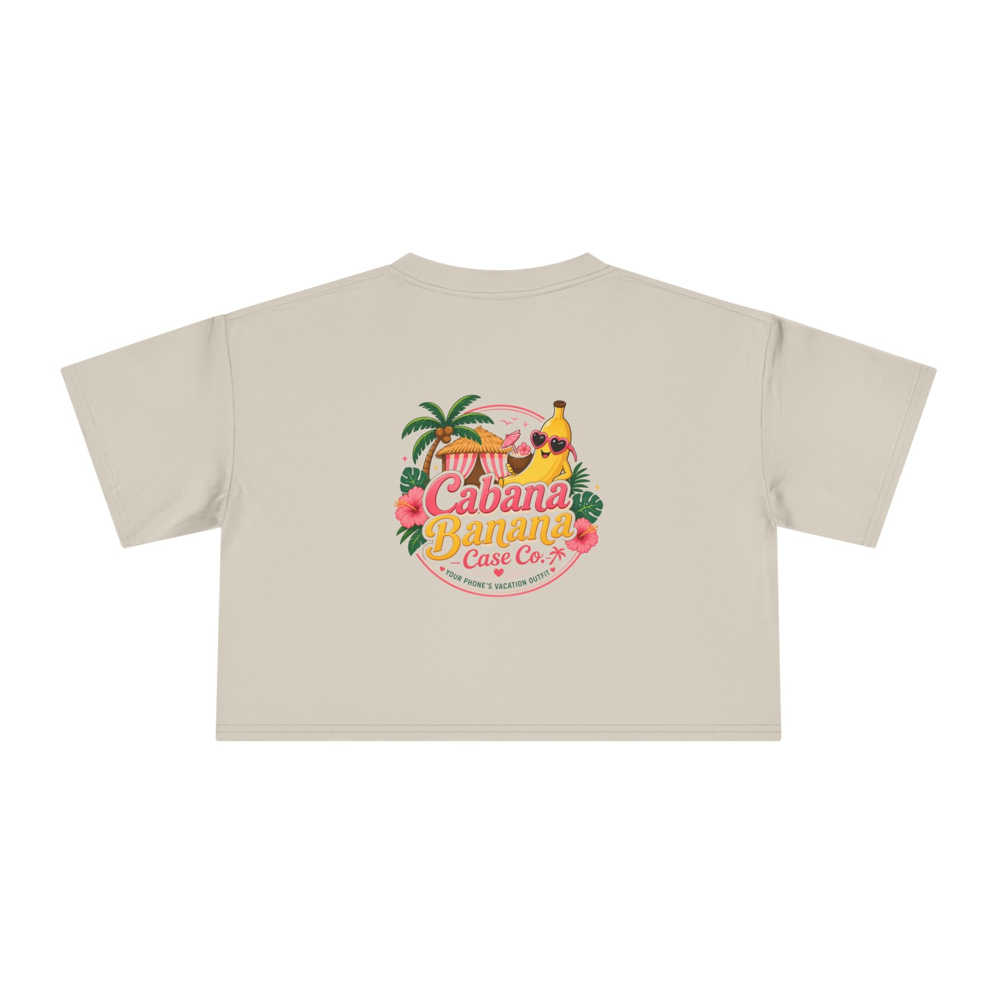 Cabana Banana- Crop Tee